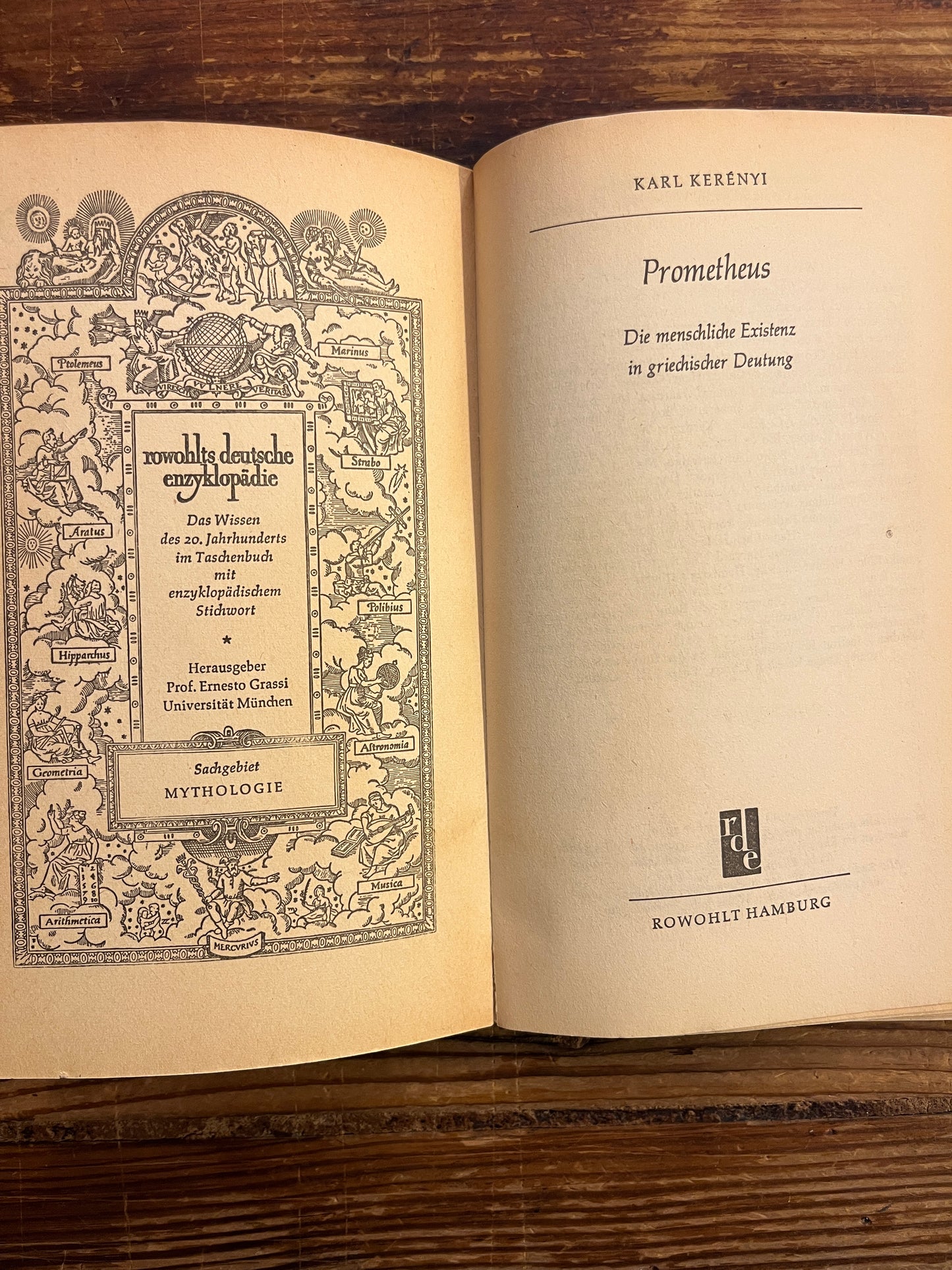 Prometheus, Die menschliche Existenz in griechischer Deutung, Karl Kerenyi