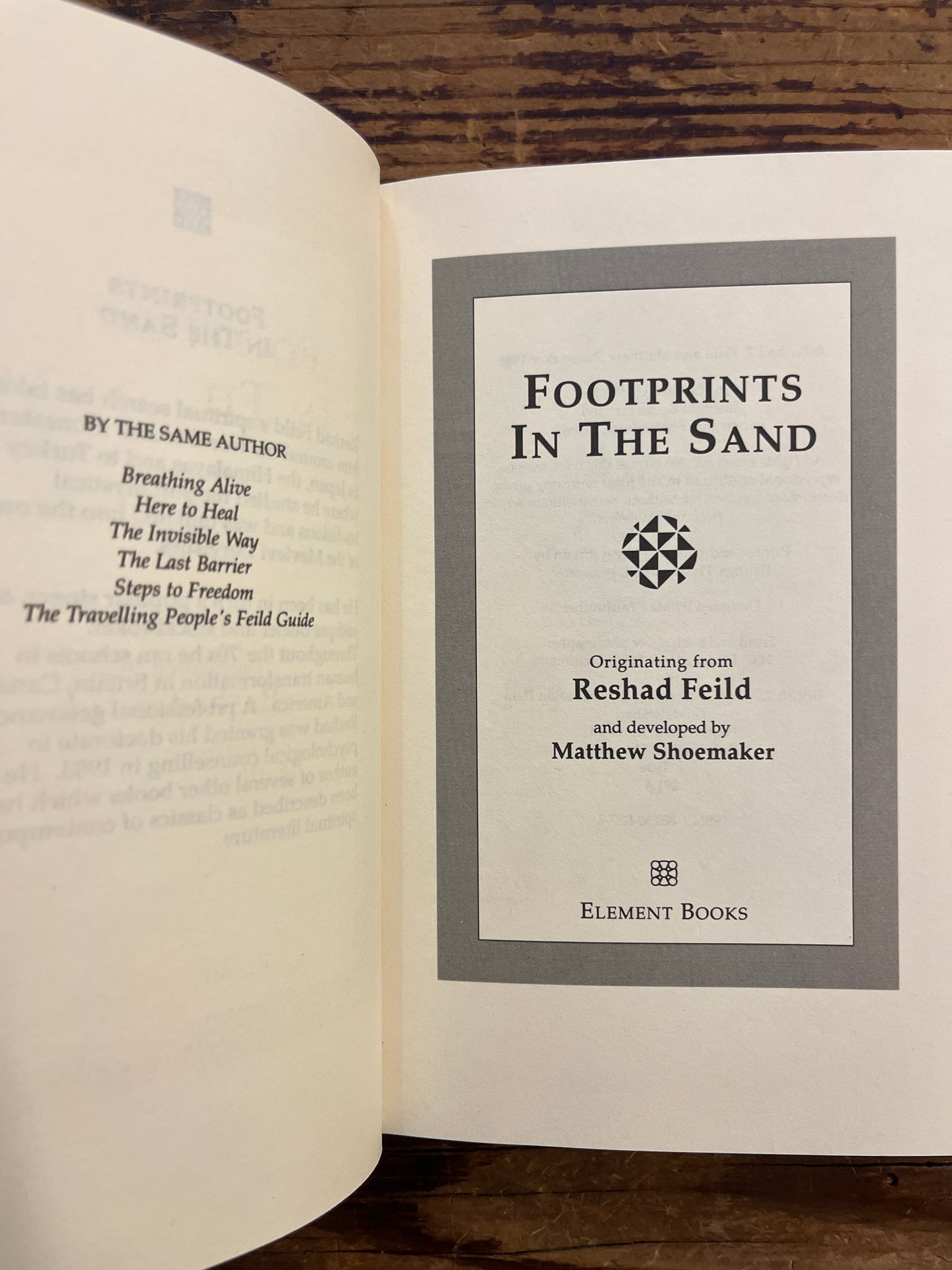 Footprints in the sand, Reshad Feild