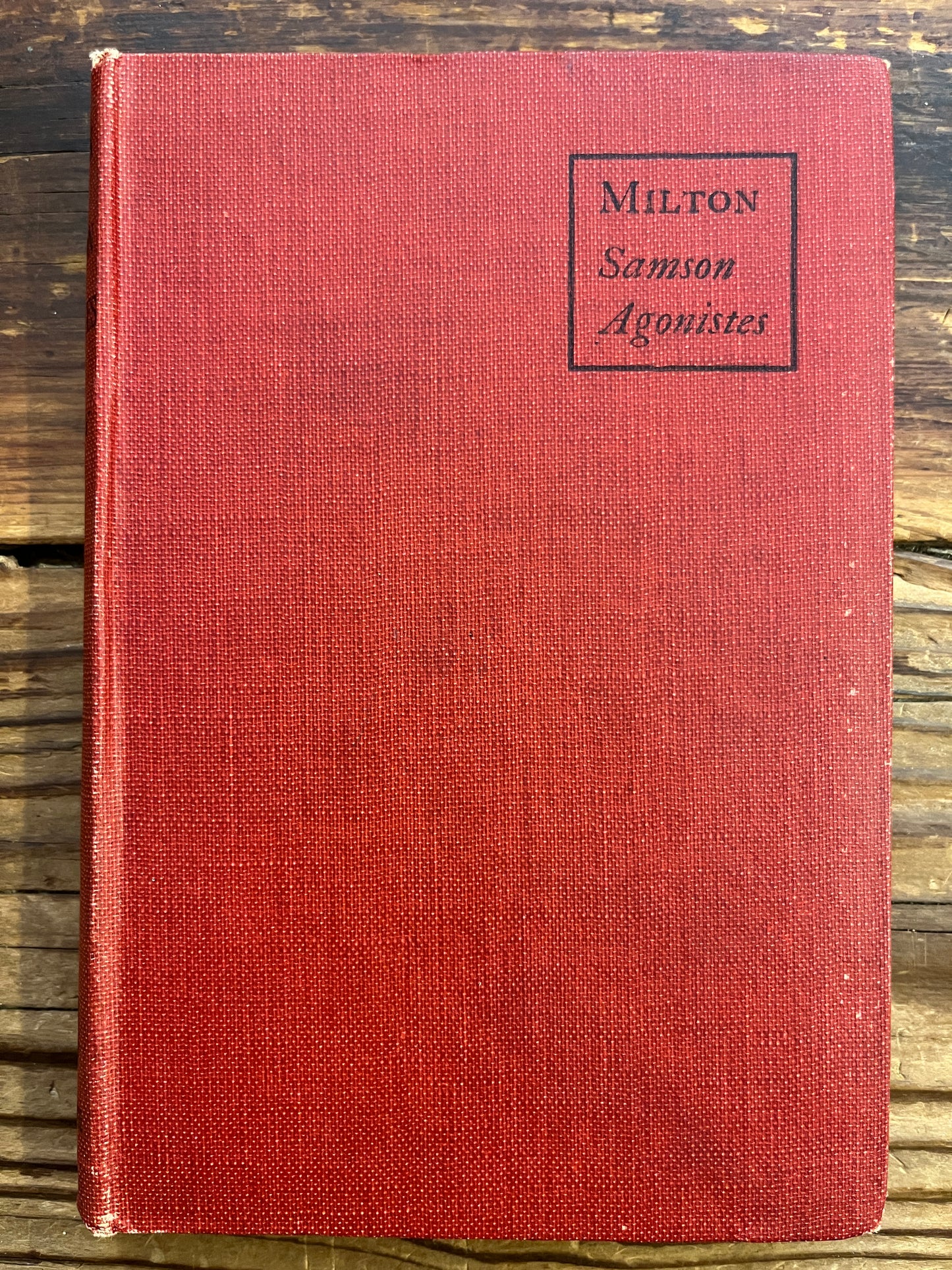 Milton's Samson Agonistes, A.W. Verity