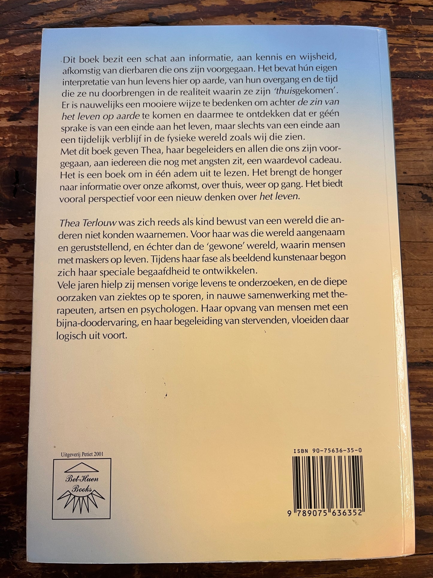 De cyclus van leven en dood, Thea Terlouw