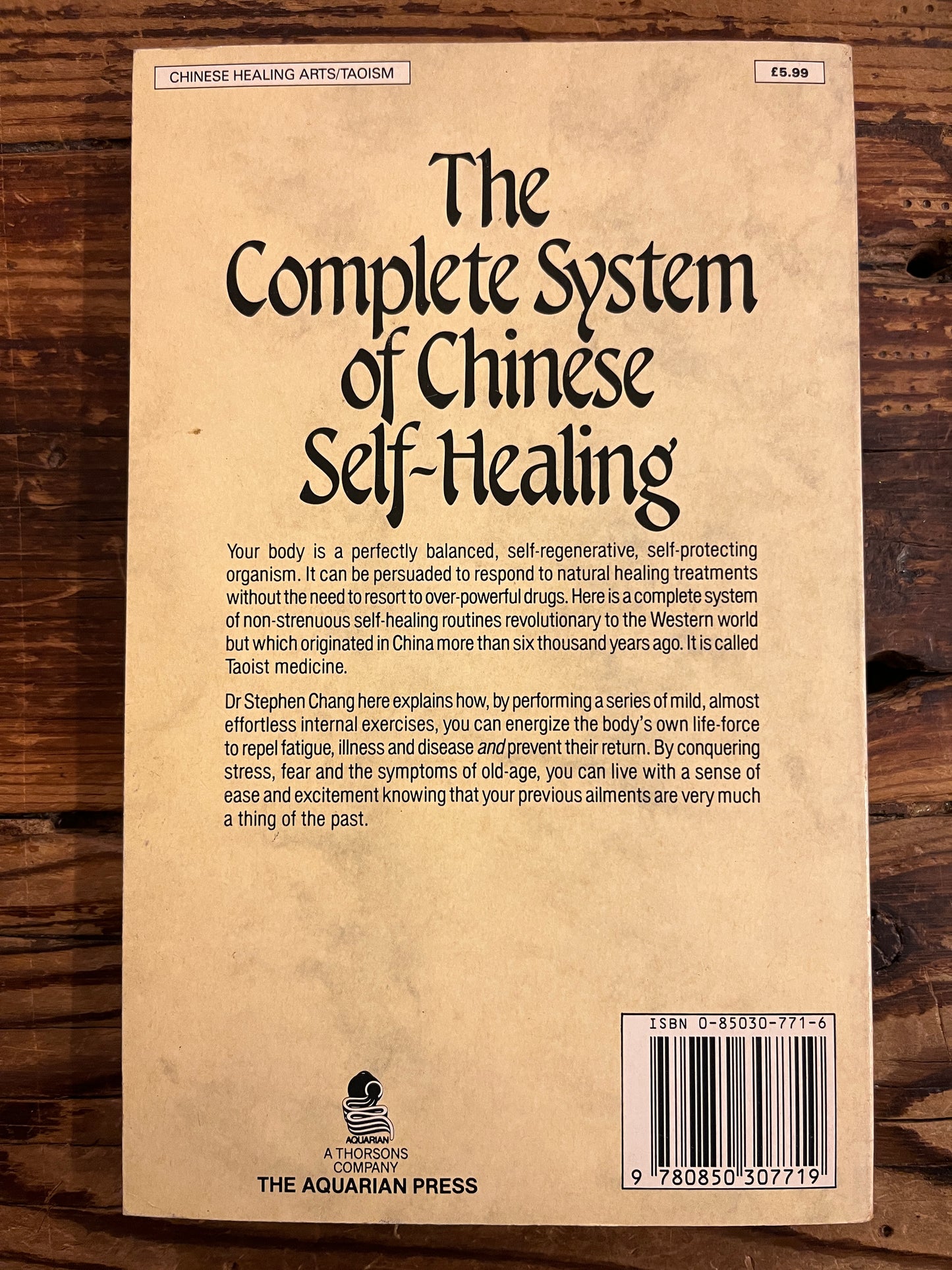The complete system of Chinese Self-healing, Dr Stephen T. Chang