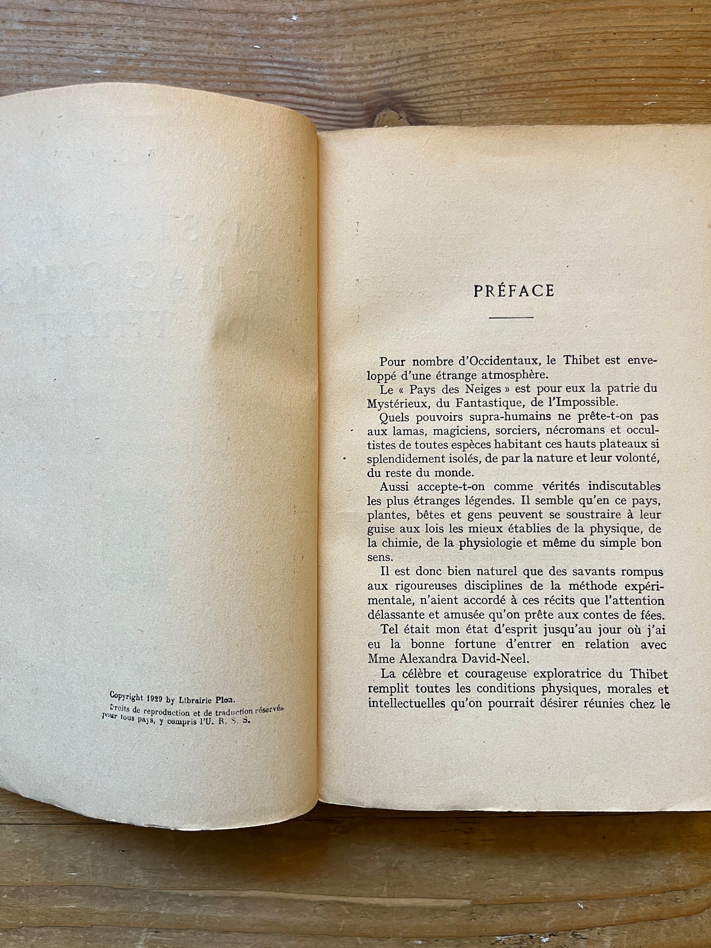 Mystiques et Magiciens du Thibet, Alexandra David-Neel