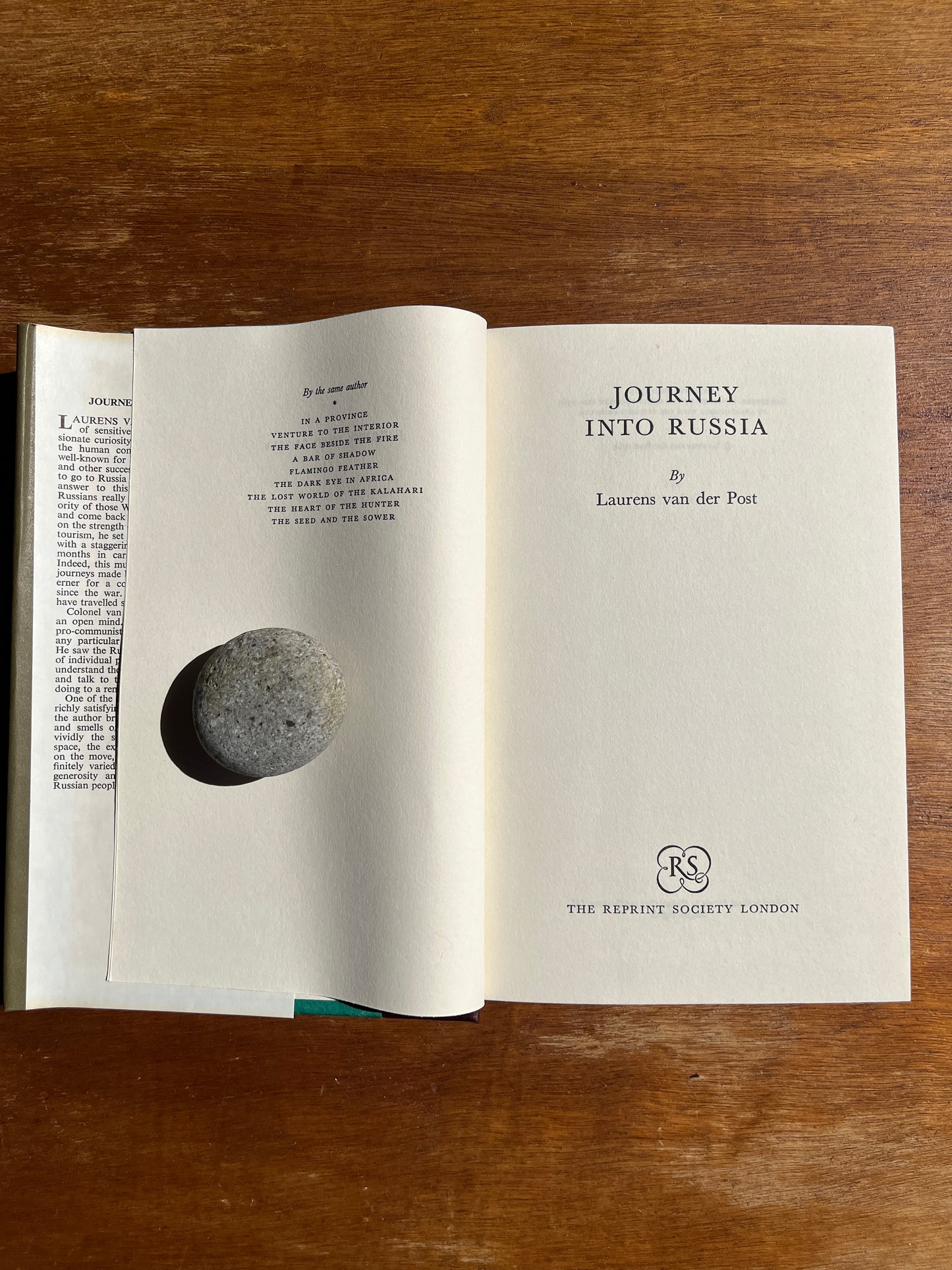 Journey into Russia, Laurens van der Post