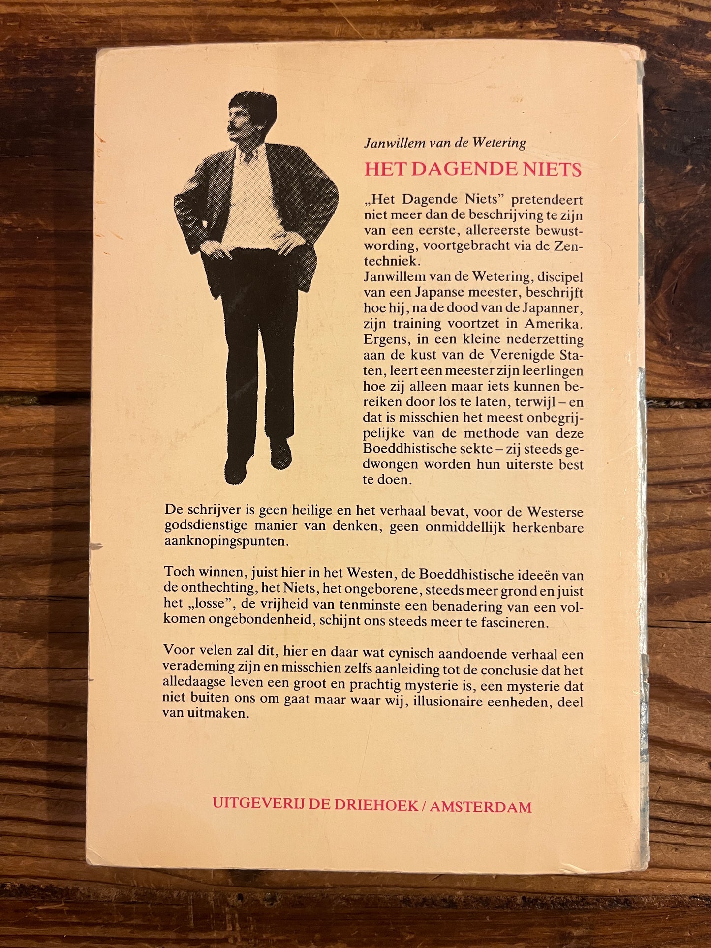 Het dagende niets, beschrijving van eerste bewustwording in Zen, Janwillem van de Wetering