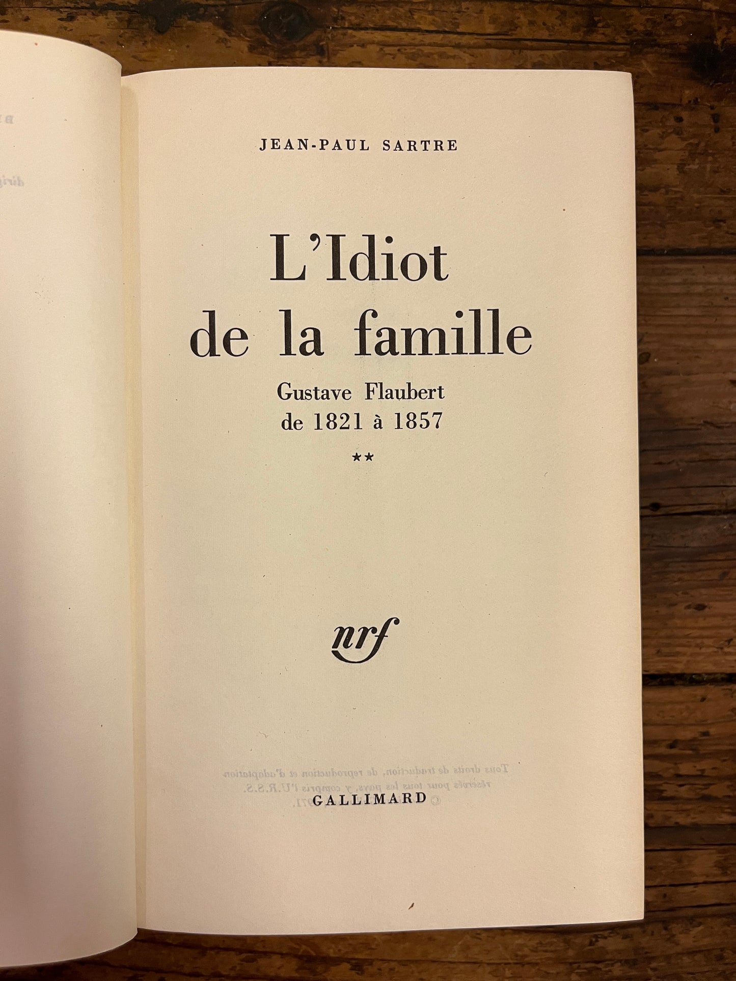 L'Idiot de la famille (set complet), Jean-Paul Sartre