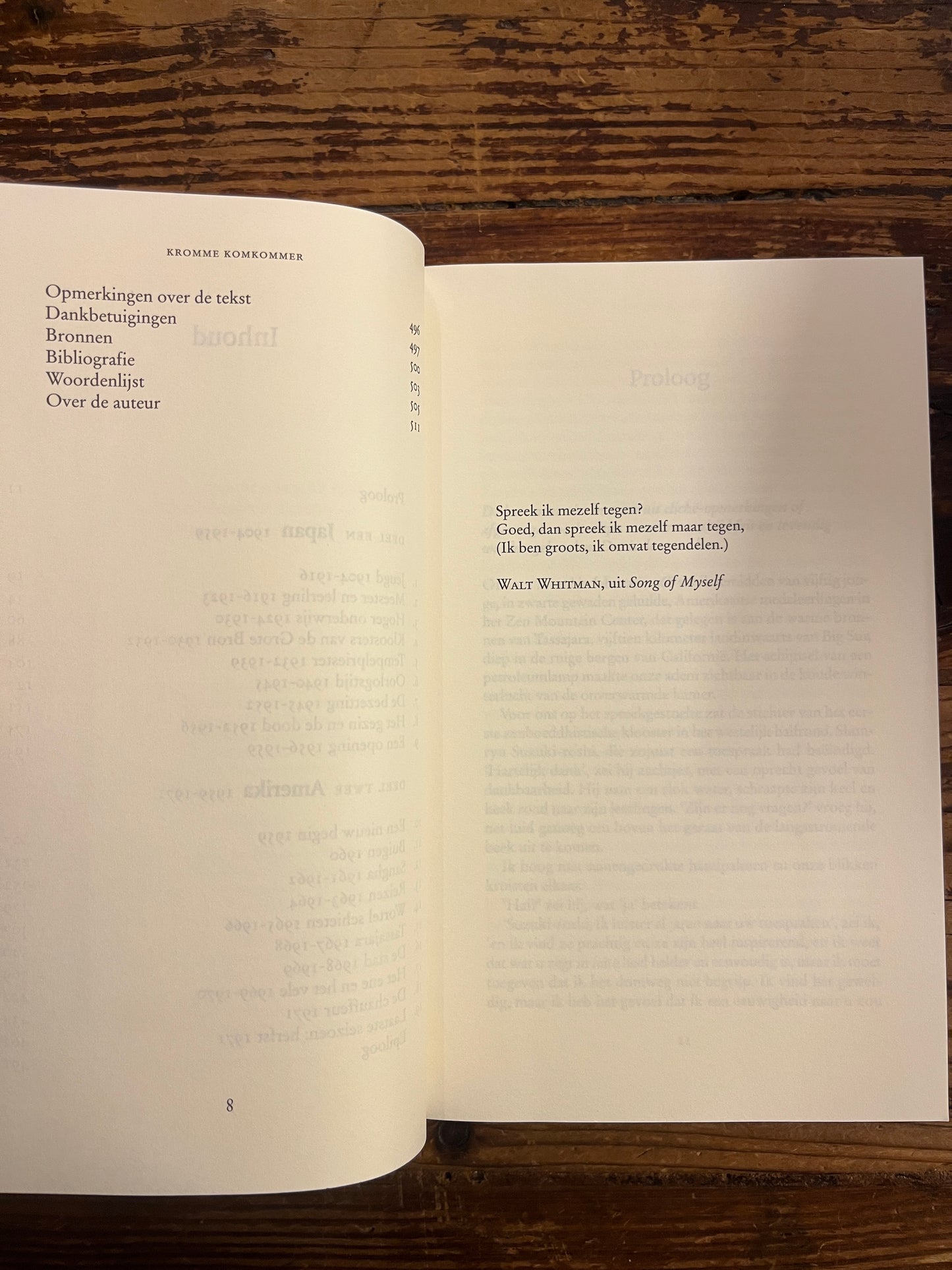Leven en zenonderricht van Shunryu Suzuki, kromme Komkommer, David Chadwick