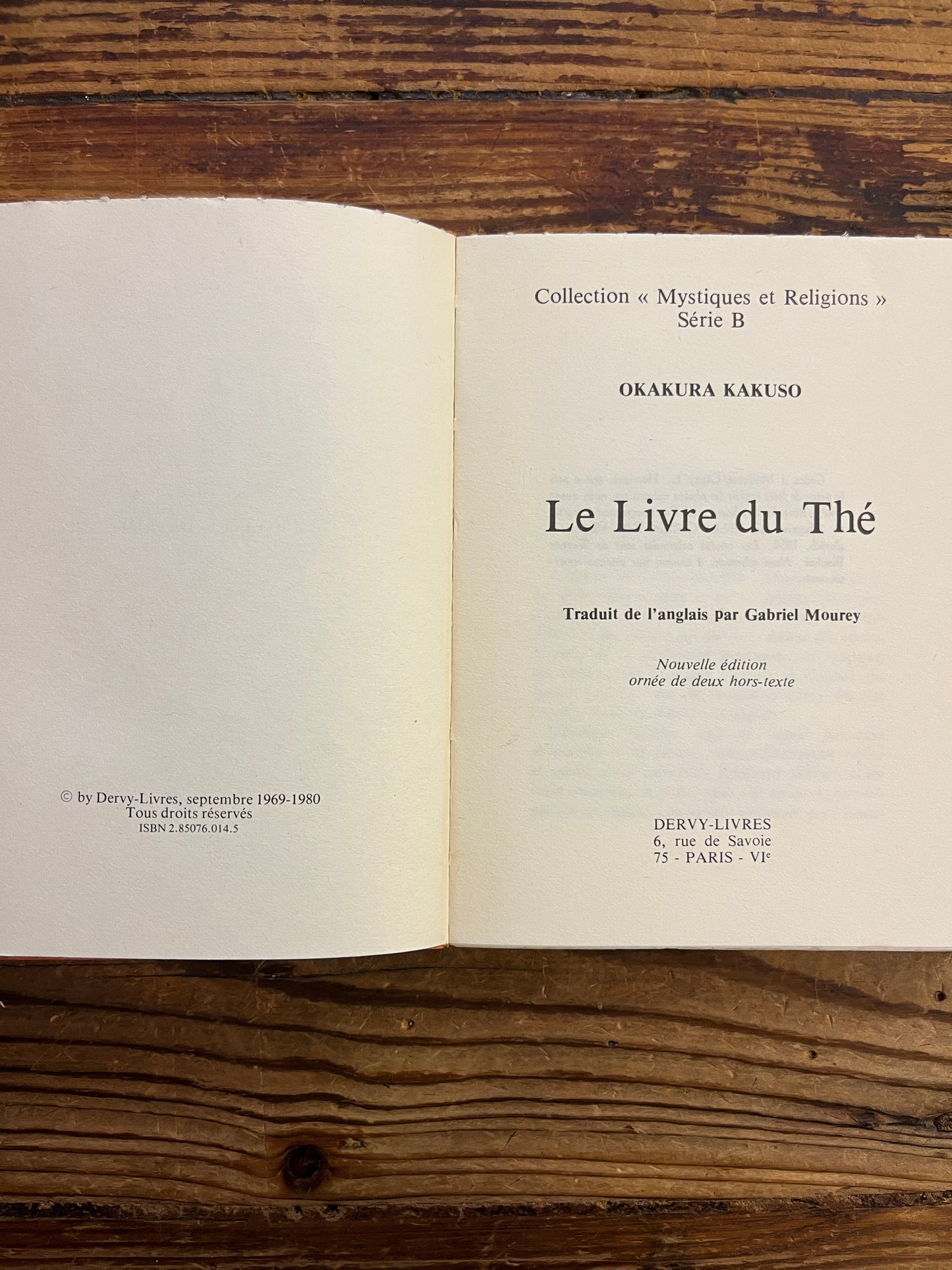 Le livre du Thé, Okakura Kakuzo