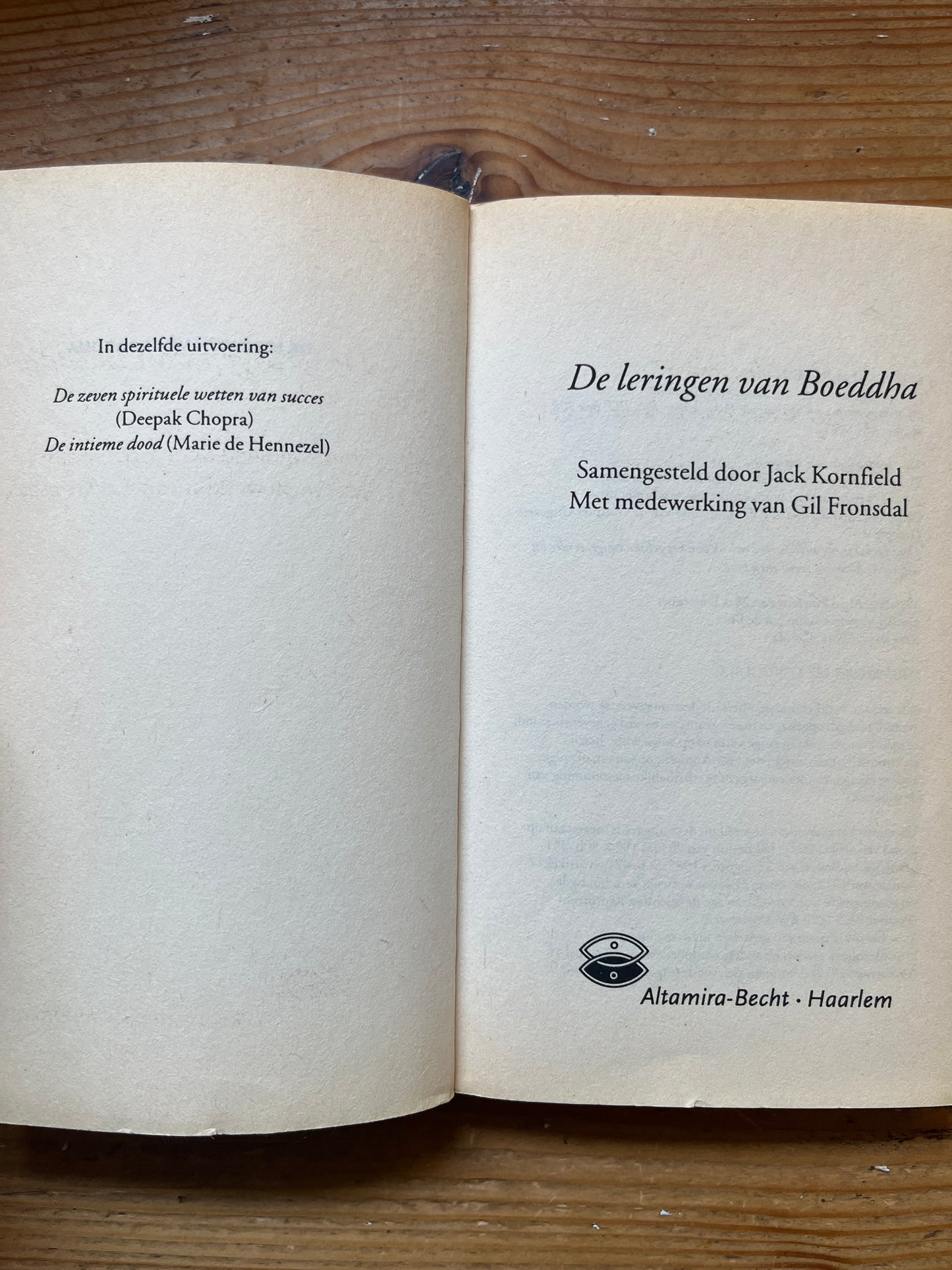 De leringen van Boeddha, Jack Kornfield