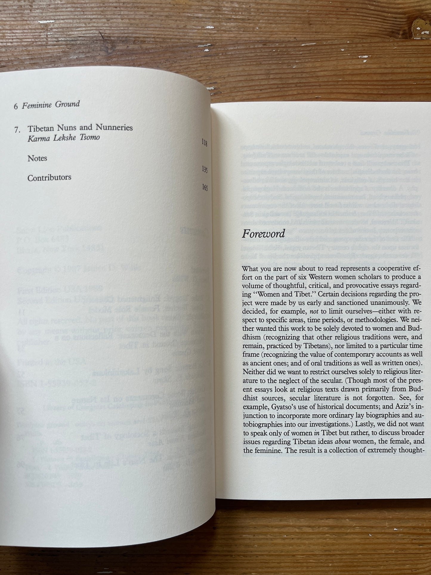 Feminine Ground, essays on women and Tibet, Edited by Janice Willis