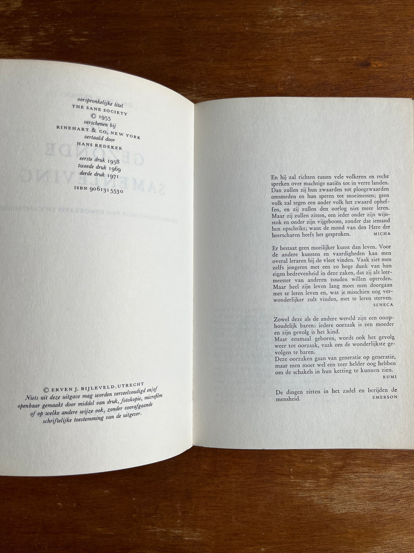 De gezonde samenleving, Erich Fromm