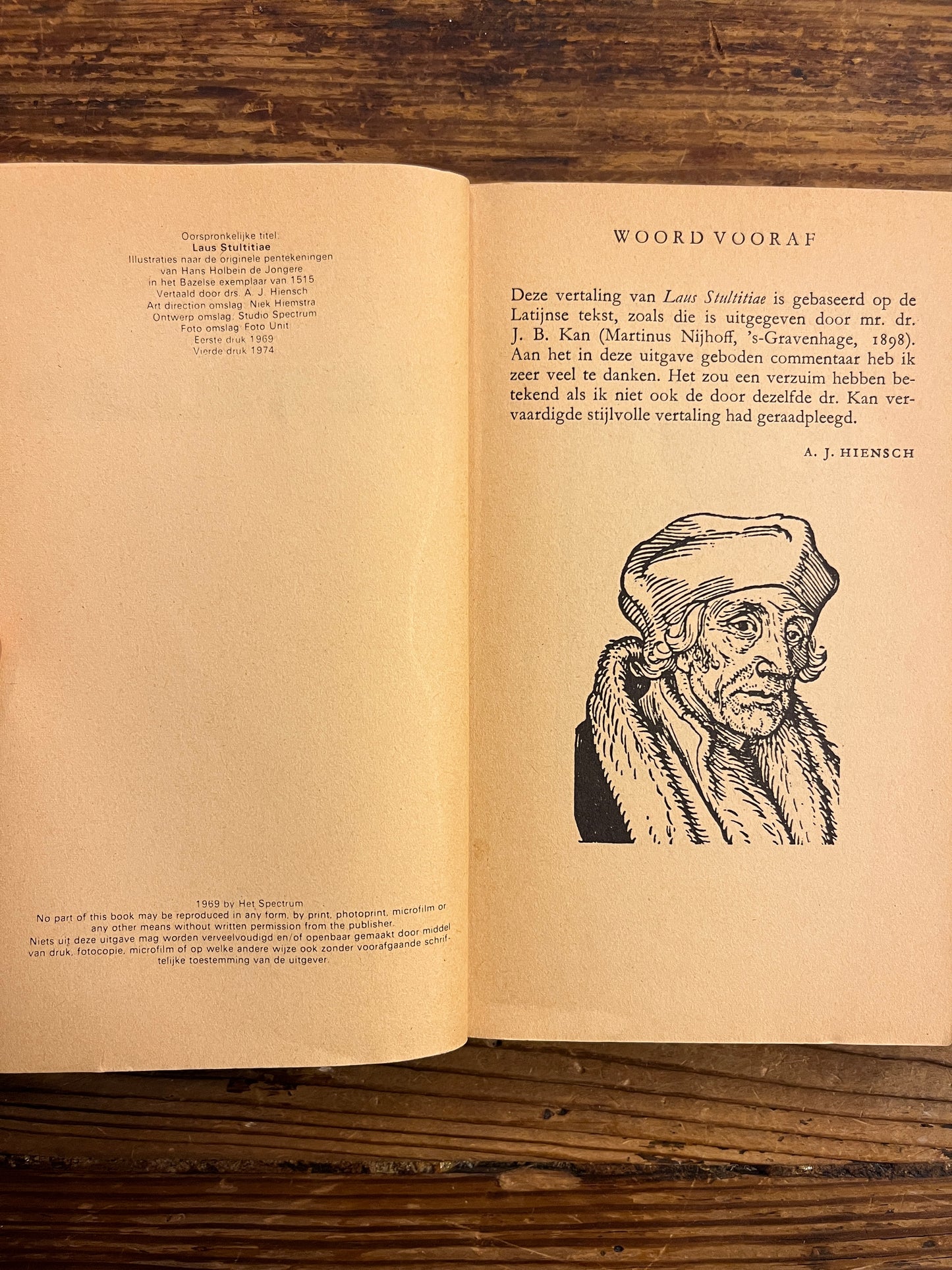 Lof der zotheid, Erasmus