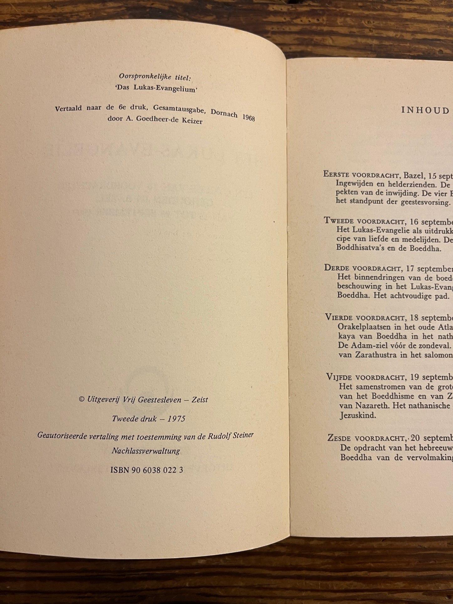 Het Lukas Evangelie, Rudolf Steiner