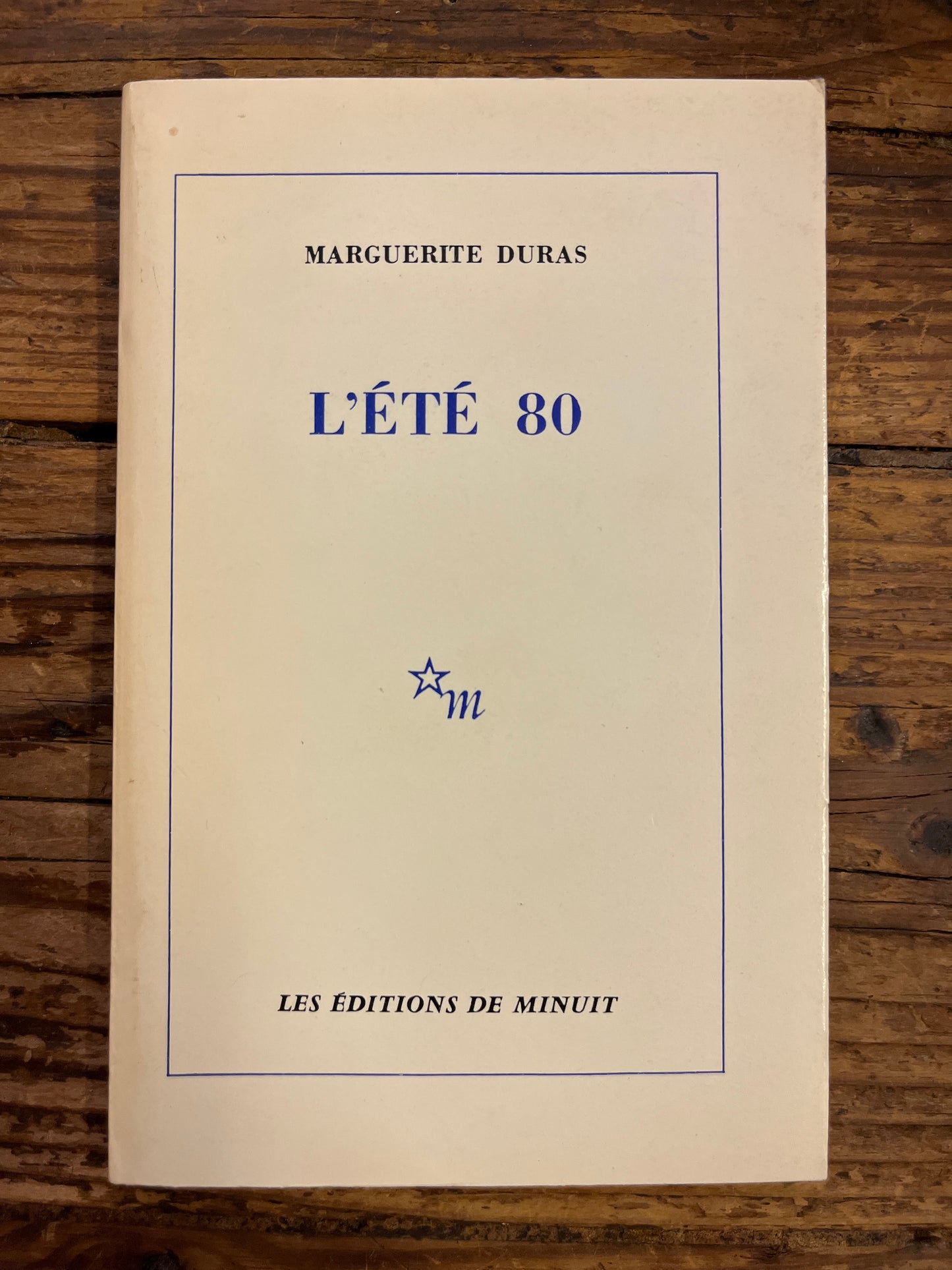 L'été 80, Marguerite Duras