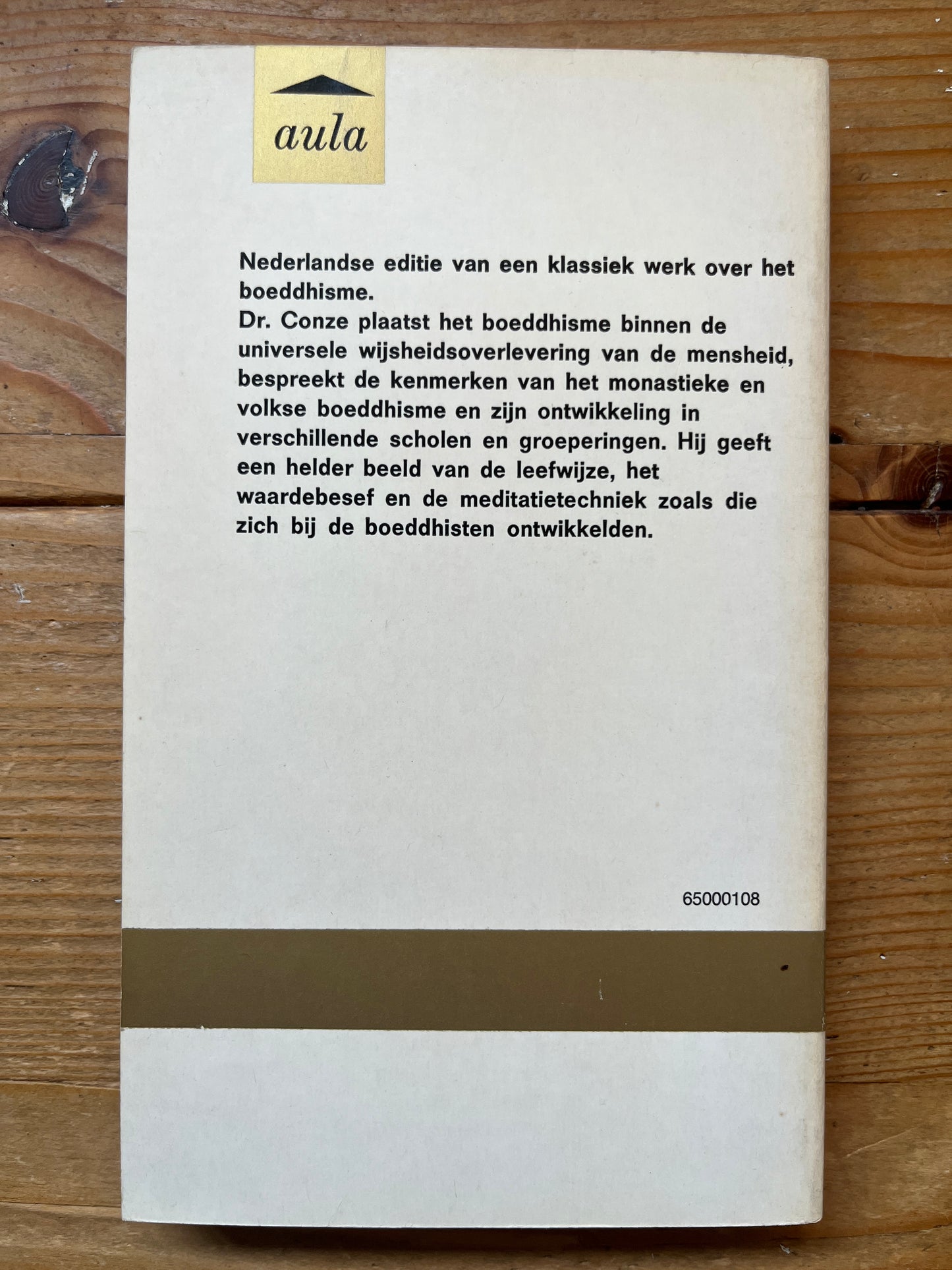 Het Boeddhisme, Edward Conze