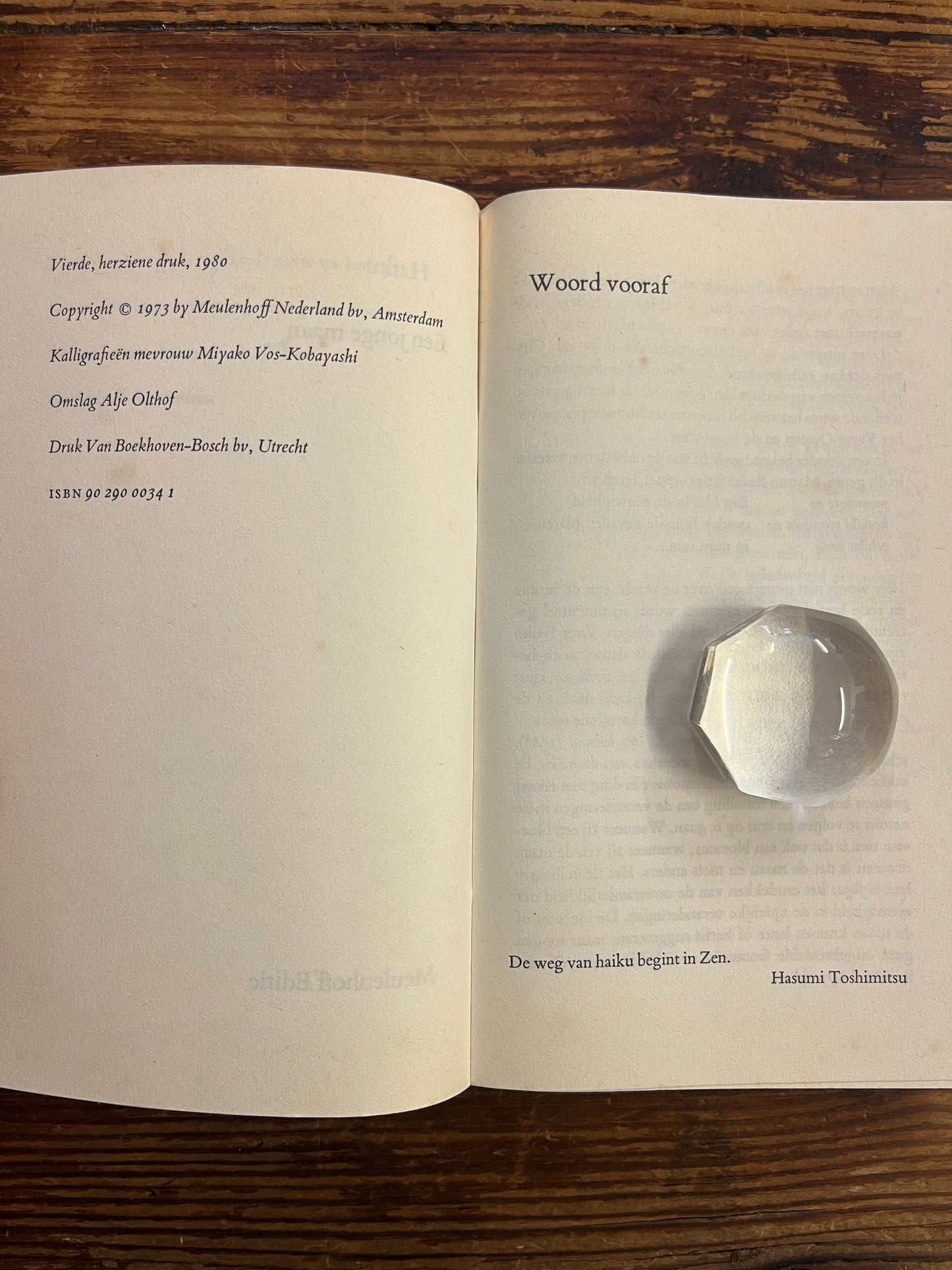 Haiku, een jonge maan, J. Van Tooren