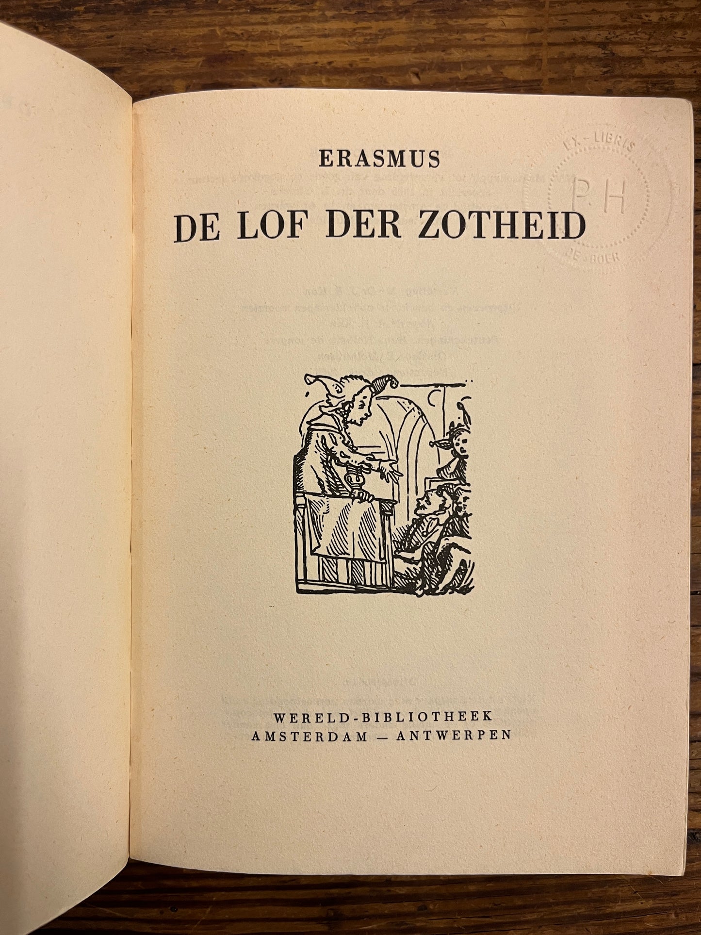 De lof der zotheid, Erasmus