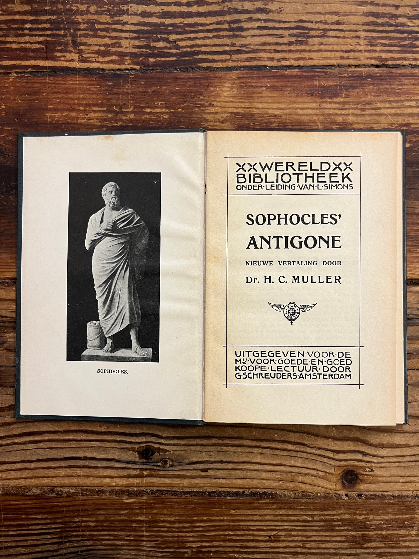 Sophocles’ Antigone, nieuwe vertaling door Dr. H.C. Muller