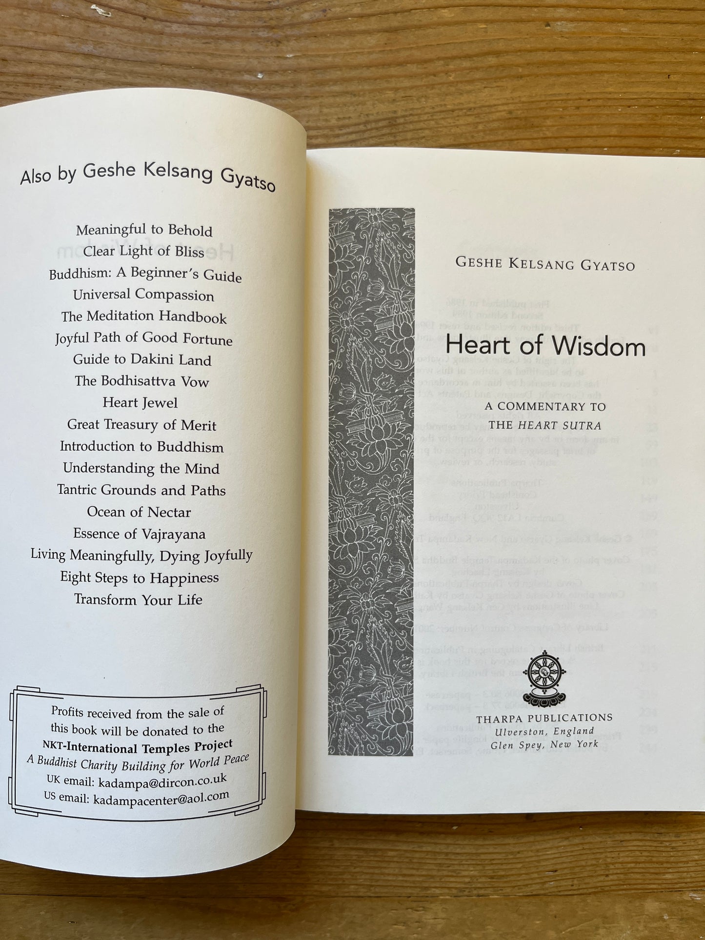 Heart of Wisdom, Geshe Kelsang Gyatso
