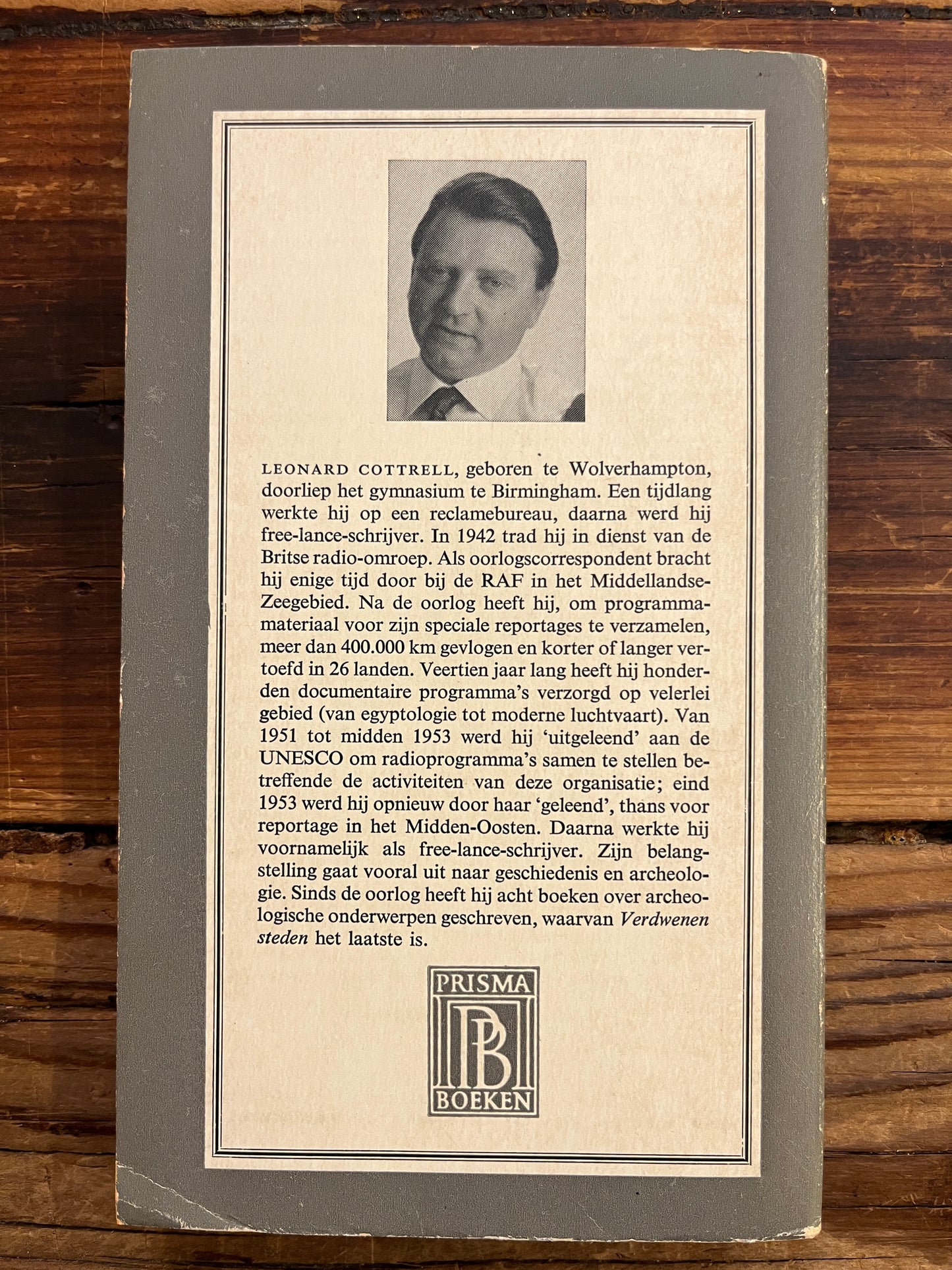 Verdwenen steden, Leonard Cottrell