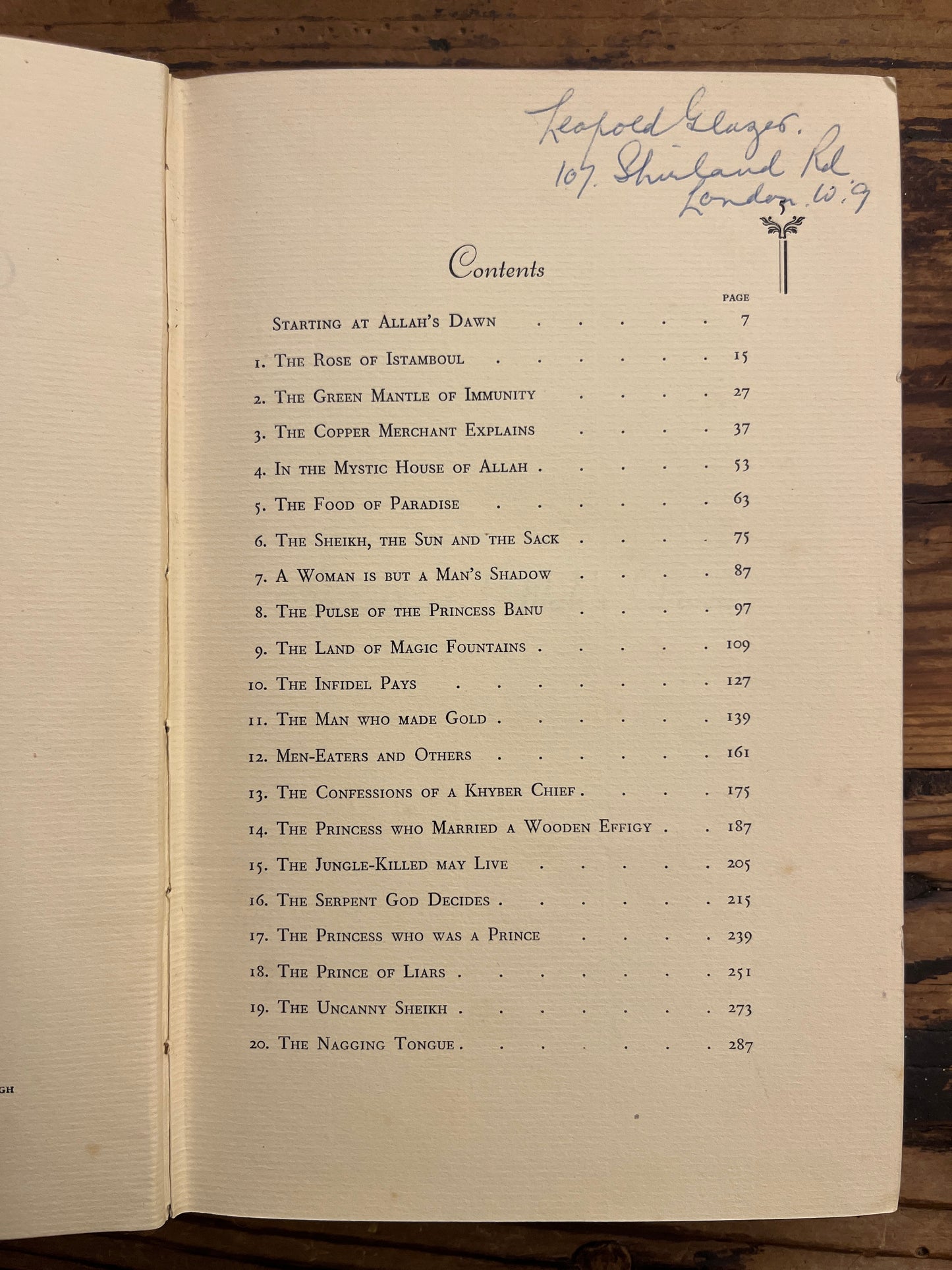 The Golden Pilgrimage, Sirdar Ikbal Ali Shah, First Edition 1933