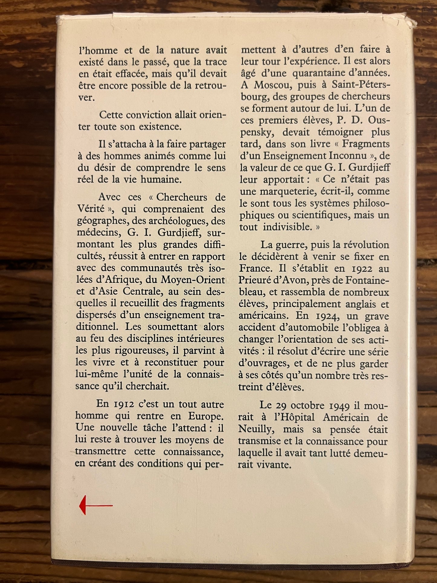 Récit de Belzébuth à son petit-fils, G.I. Gurdjieff, première édition Française, 1956