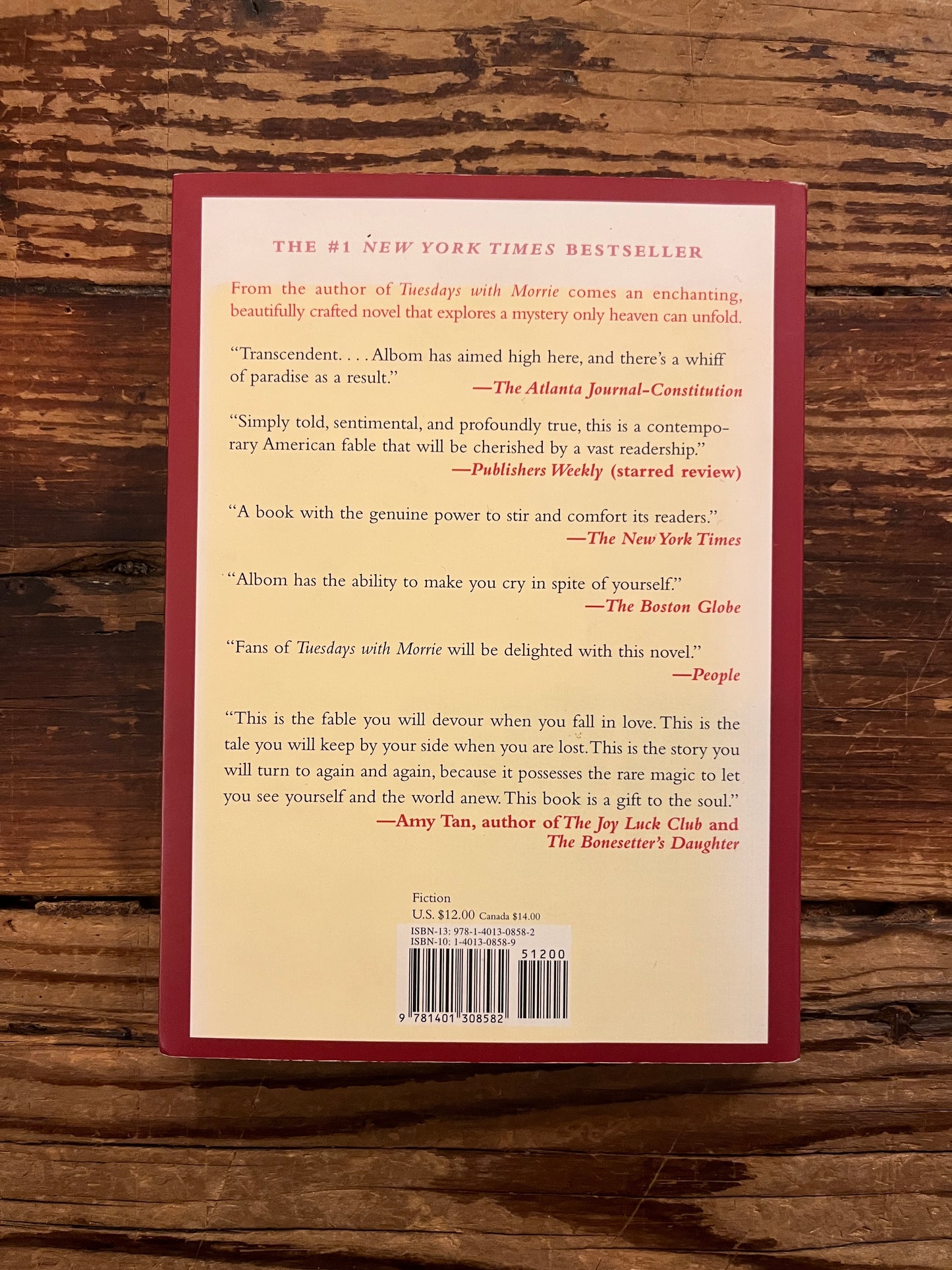 The five people you meet in heaven by Mitch Albom