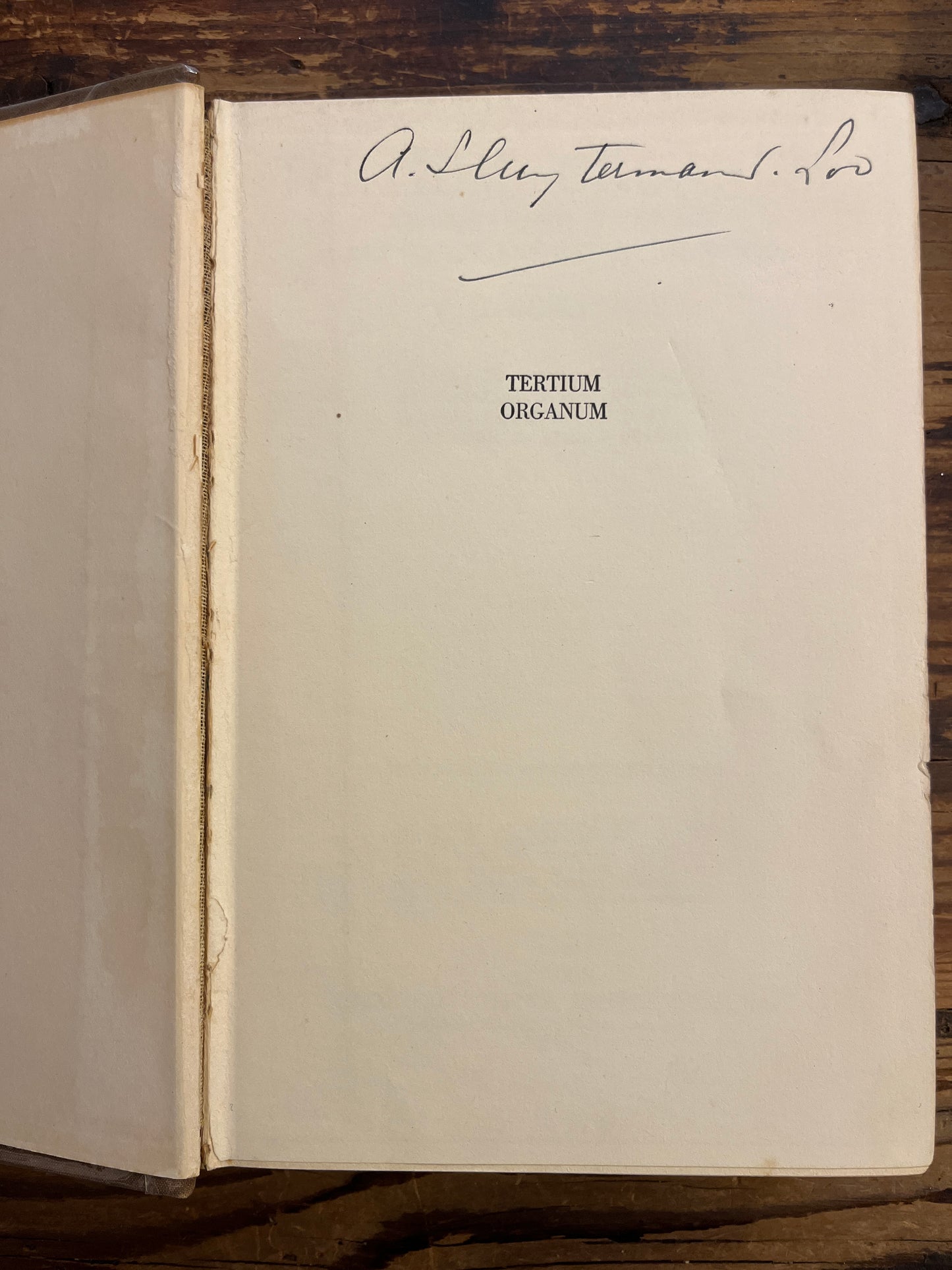 Tertium organum A key to the Enigmas of the world, P.D. Ouspensky