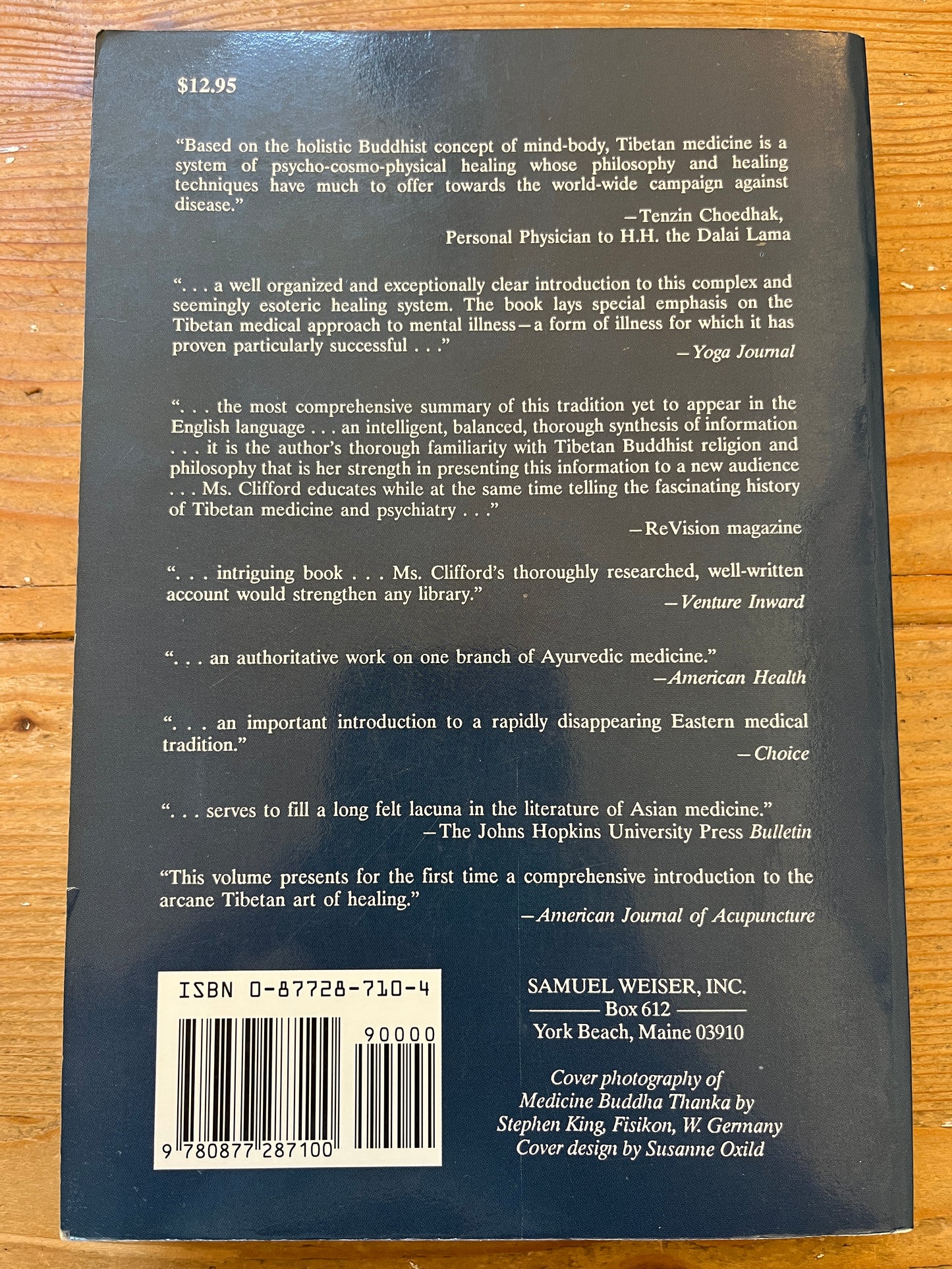 Tibetan Buddhist Medicine and psychiatry, Terry Clifford