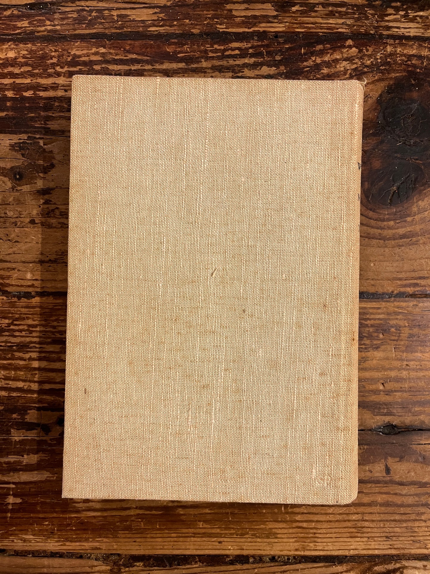 photo of the backcover of the book" im westen nichts neues" on a wooden background