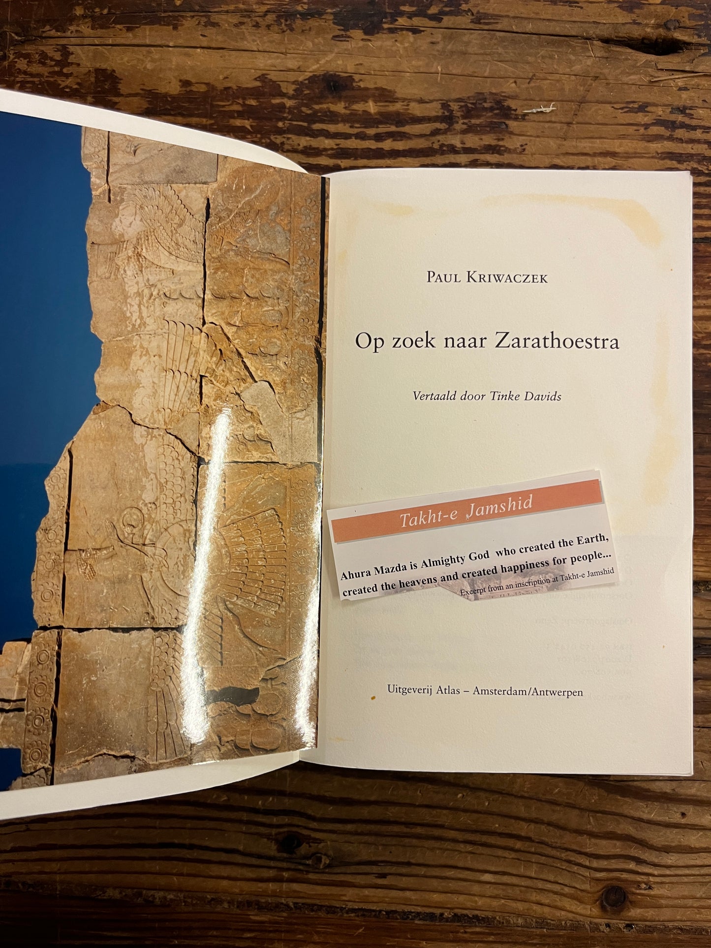 Op zoek naar Zarathoestra, Paul Kriwaczek