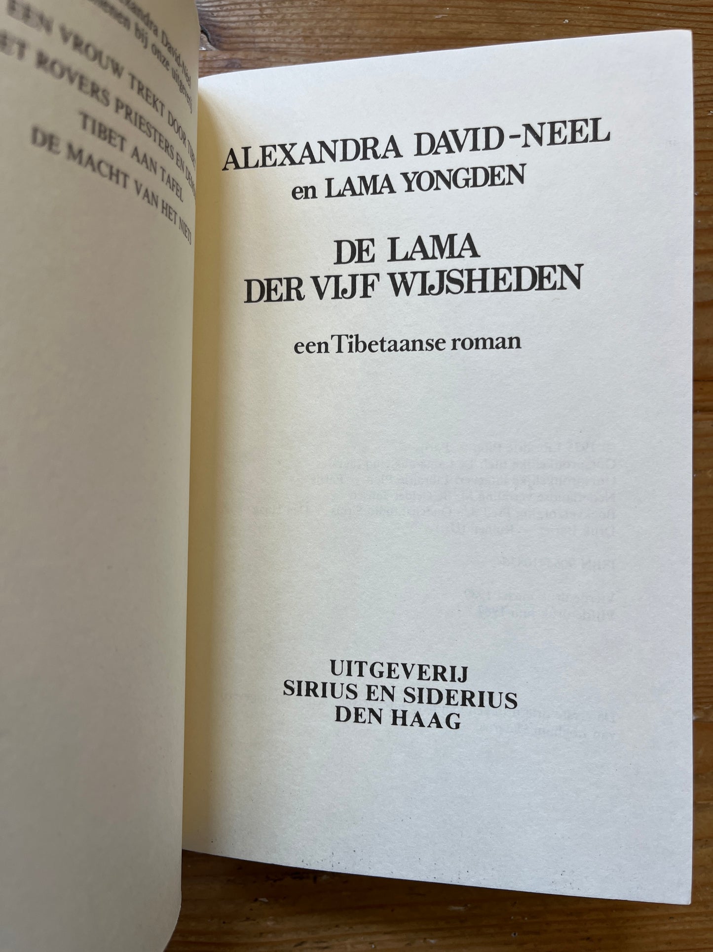 De lama der vijf wijsheden, Alexandra David-Neel en Lama Yongden
