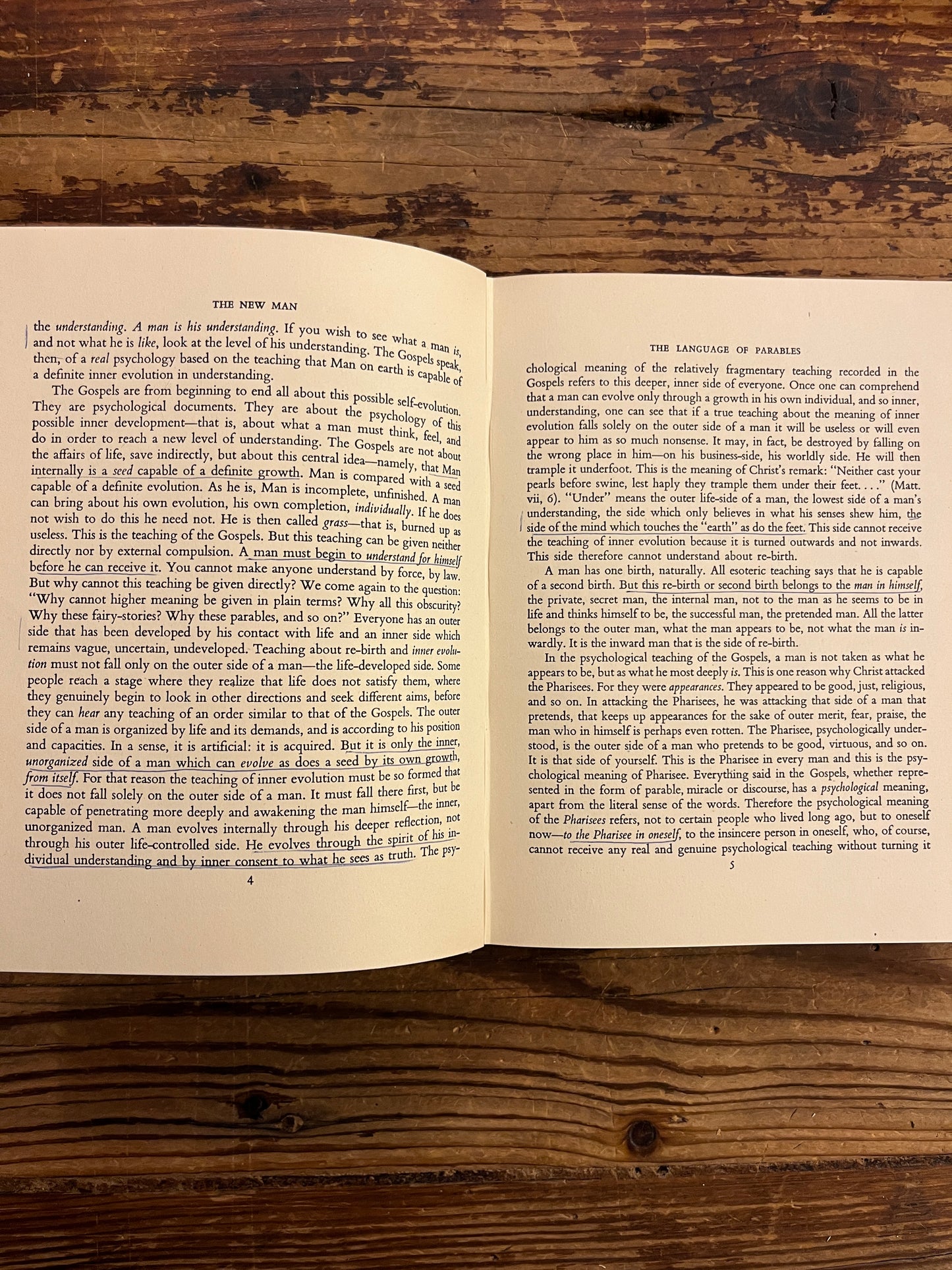 The New Man, Maurice Nicoll, 1st Edition, 4th impression
