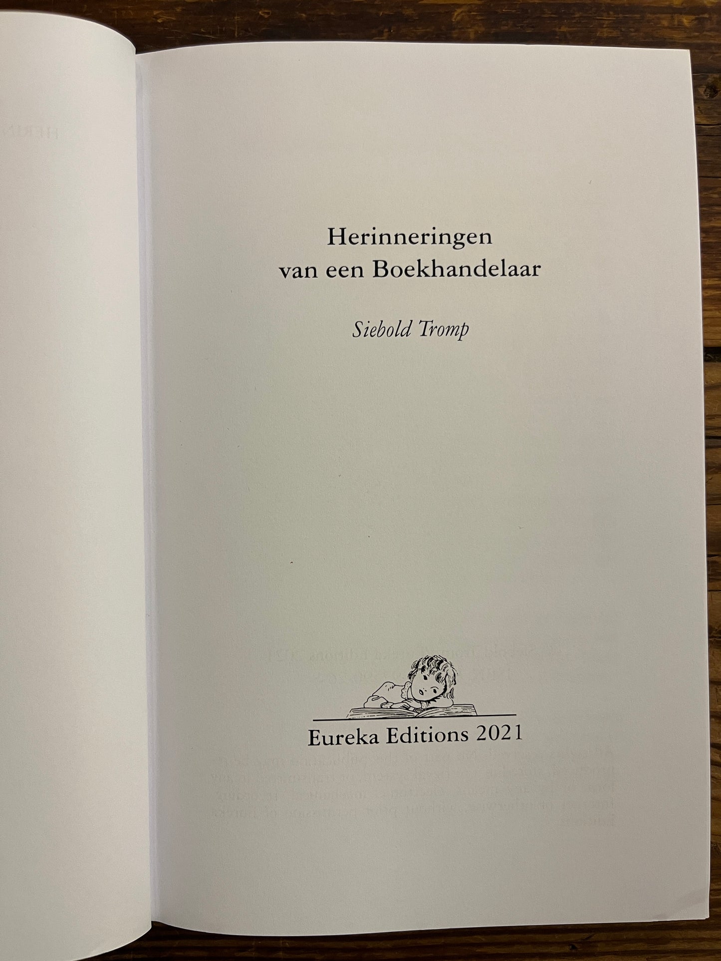 Herinneringen van een Boekhandelaar, Siebold Tromp