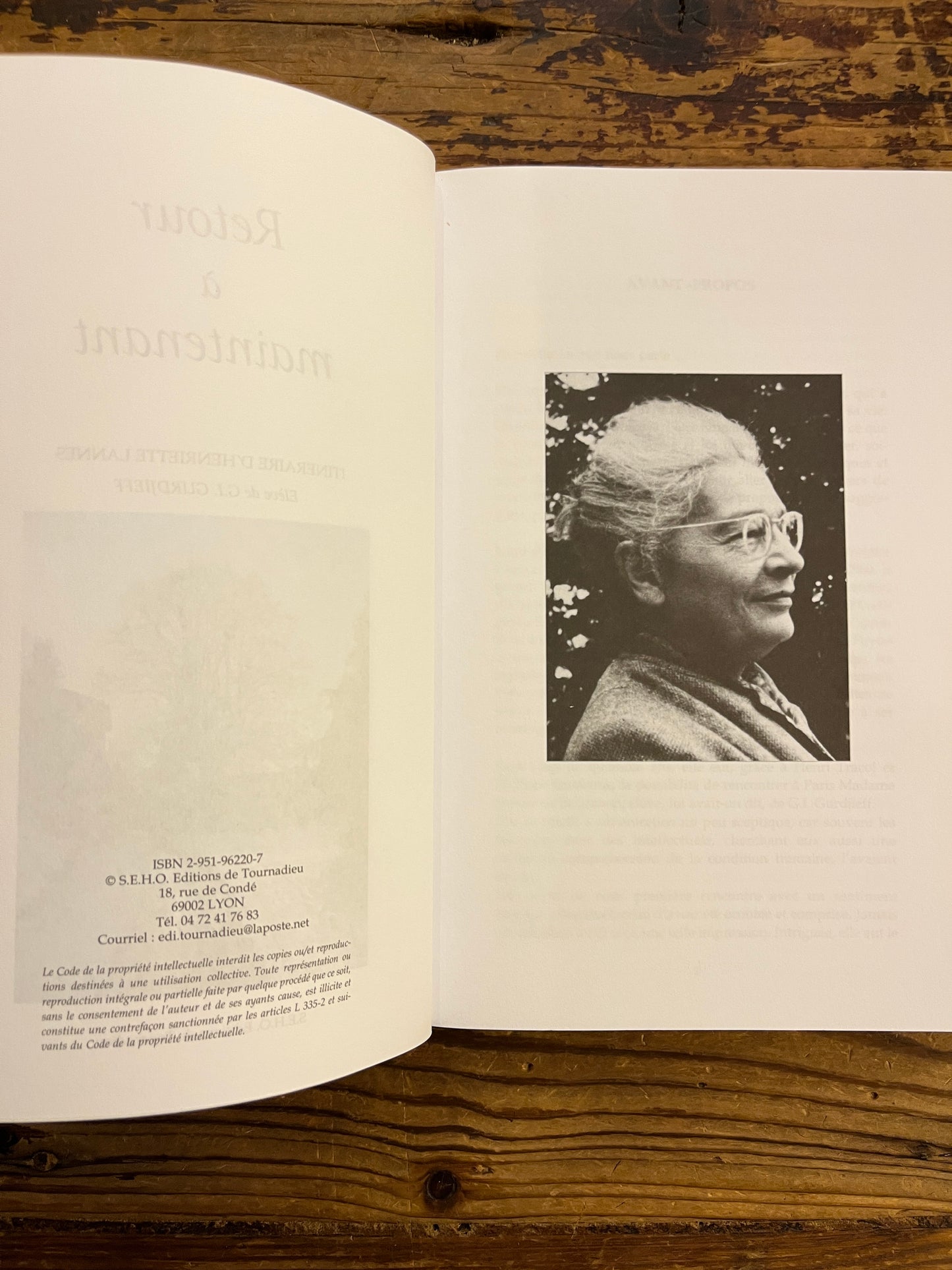 Retour à maintenant, itinéraire d’Henriette Lannes, élève de G.I. Gurdjieff