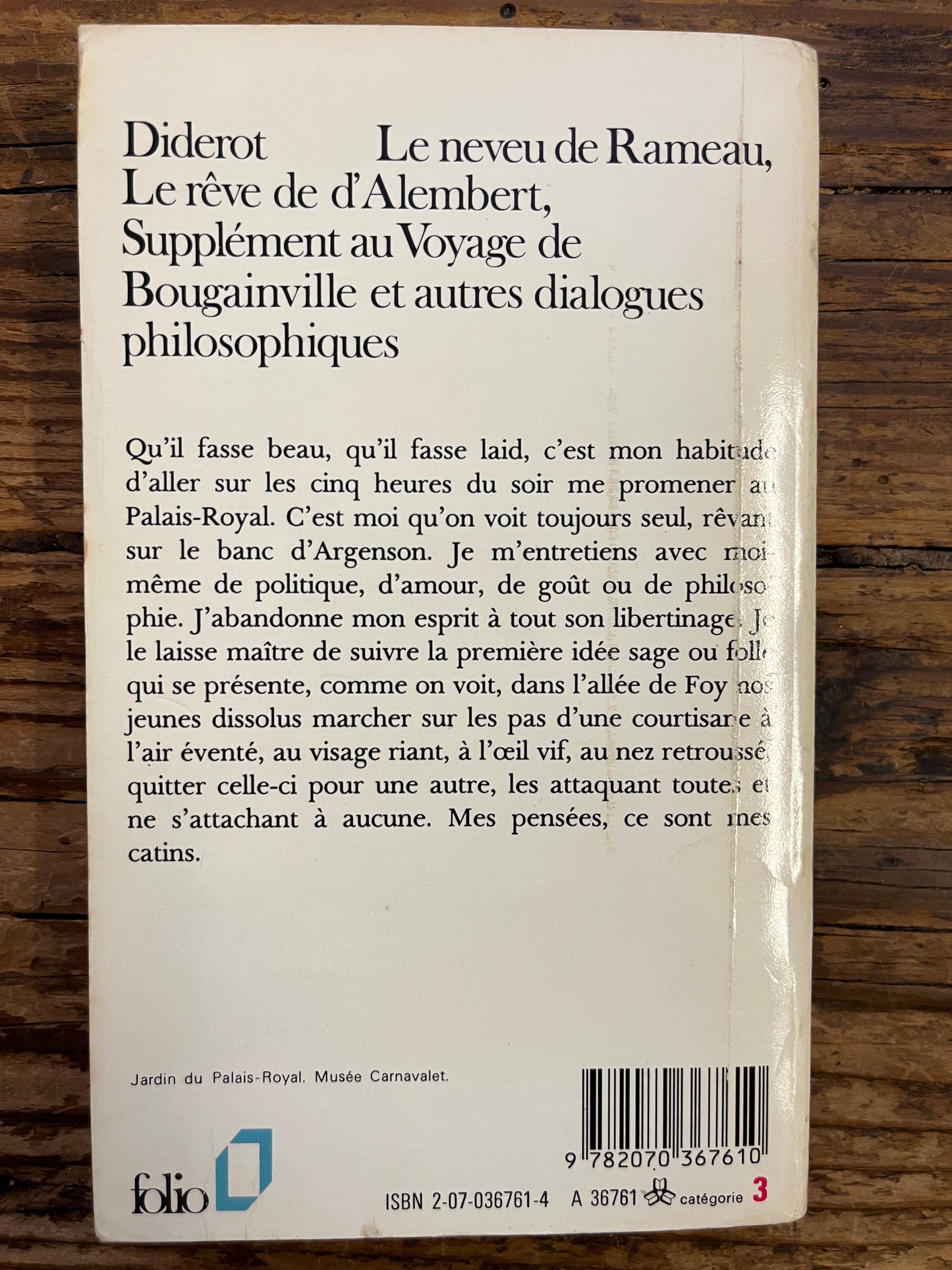 Le neveu de Rameau, Denis Diderot