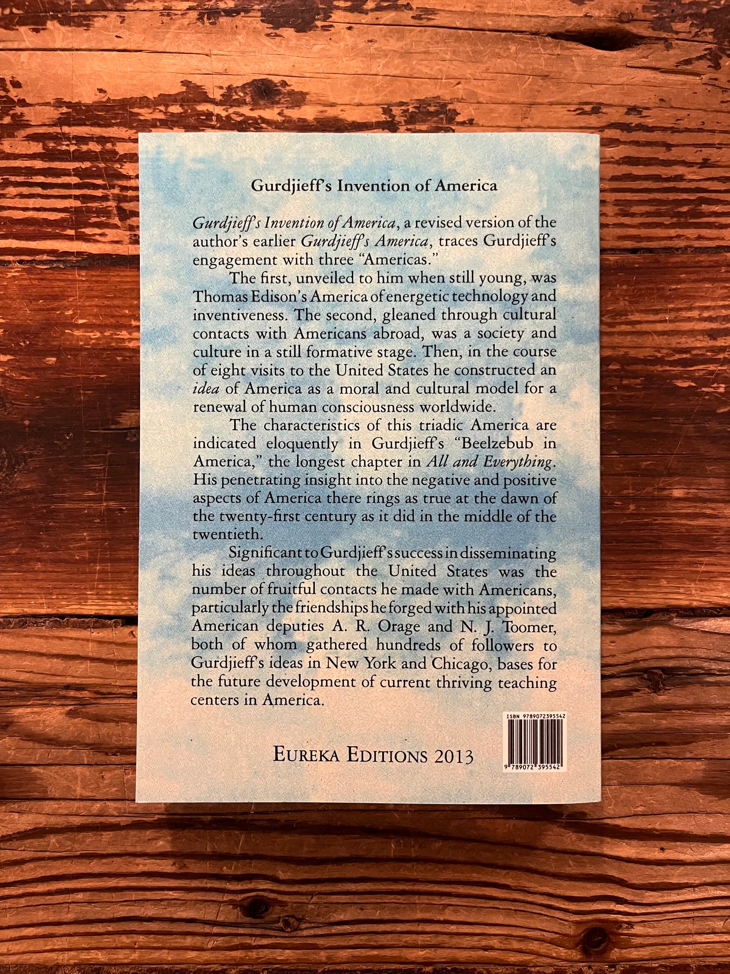 Gurdjieff's Invention of America by Paul Beekman Taylor