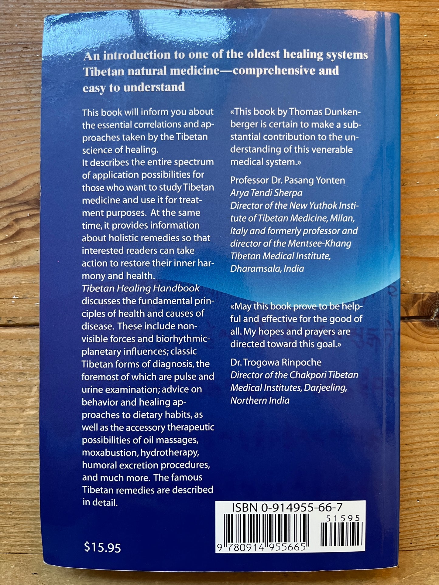 Tibetan Healing handbook, Thomas Dunkenberger