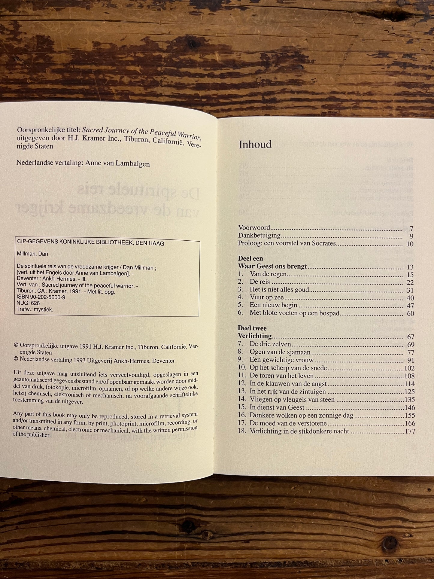 De spirituele reis van de vreedzame krijger, Dan Millman