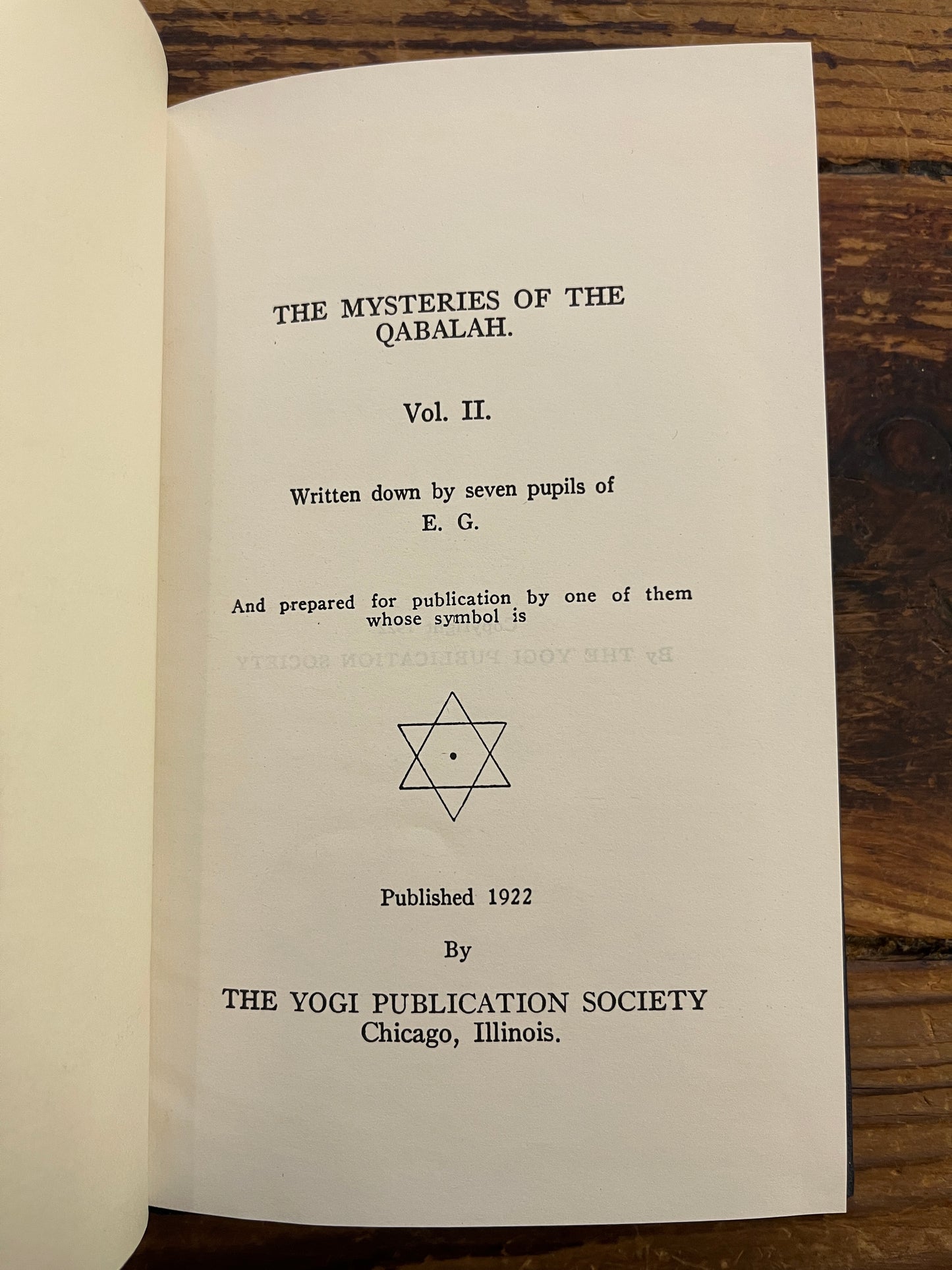 The mysteries of the Qabalah