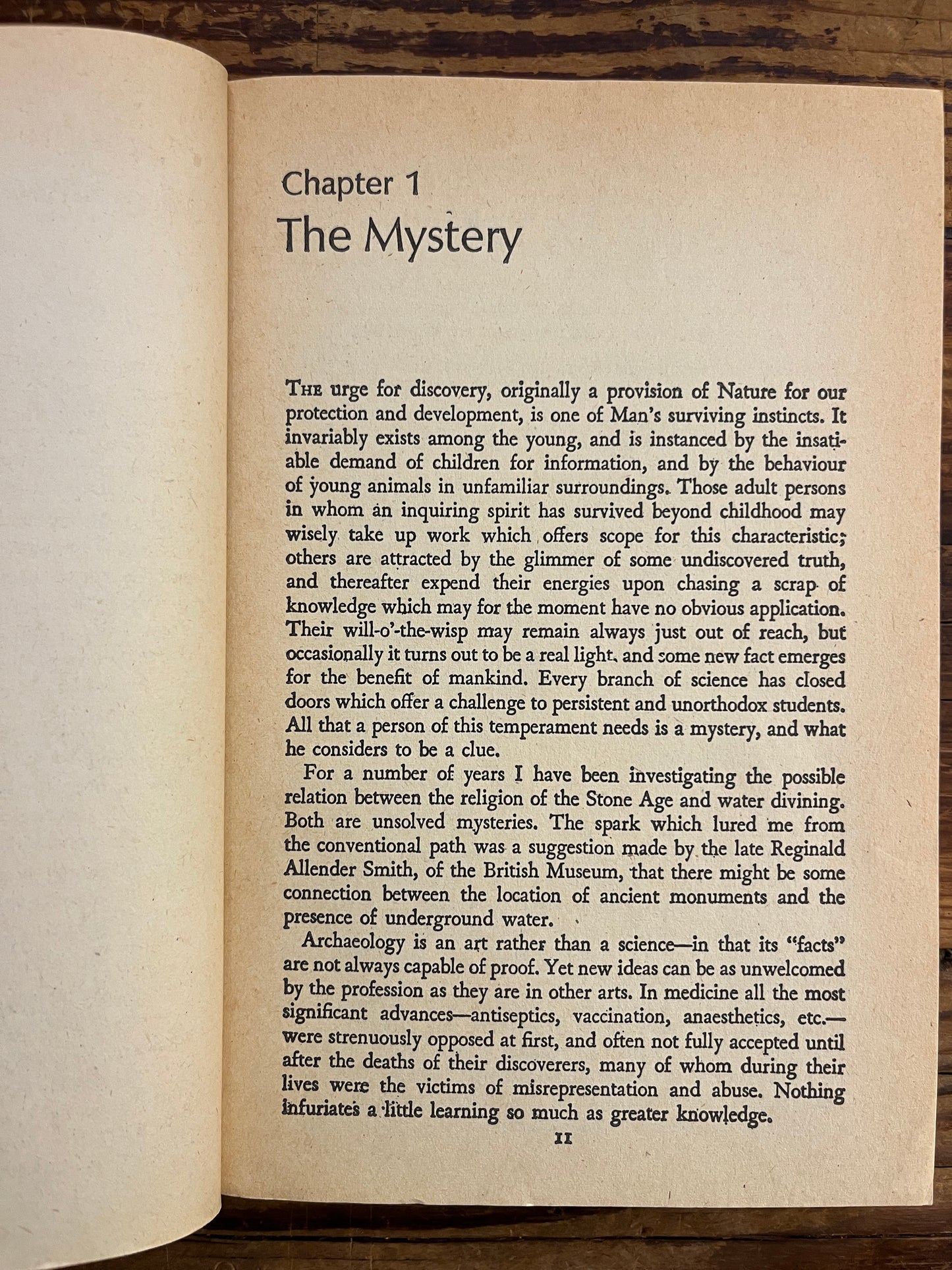 The pattern of the past, Guy Underwood