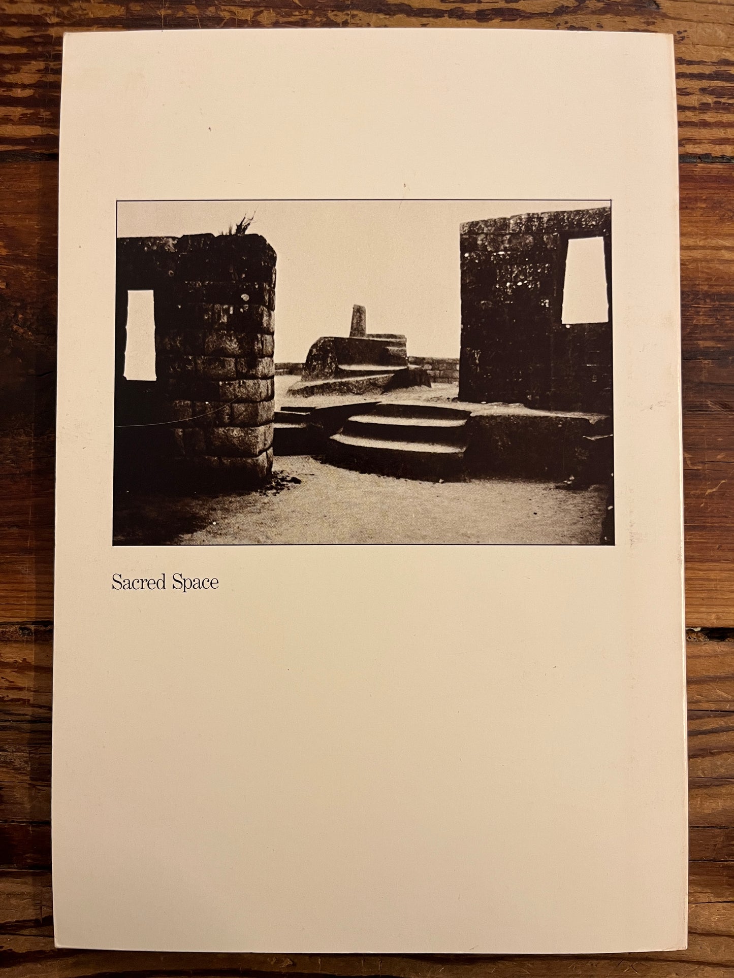 Parabola, Sacred Space, Volume III, Number 1,