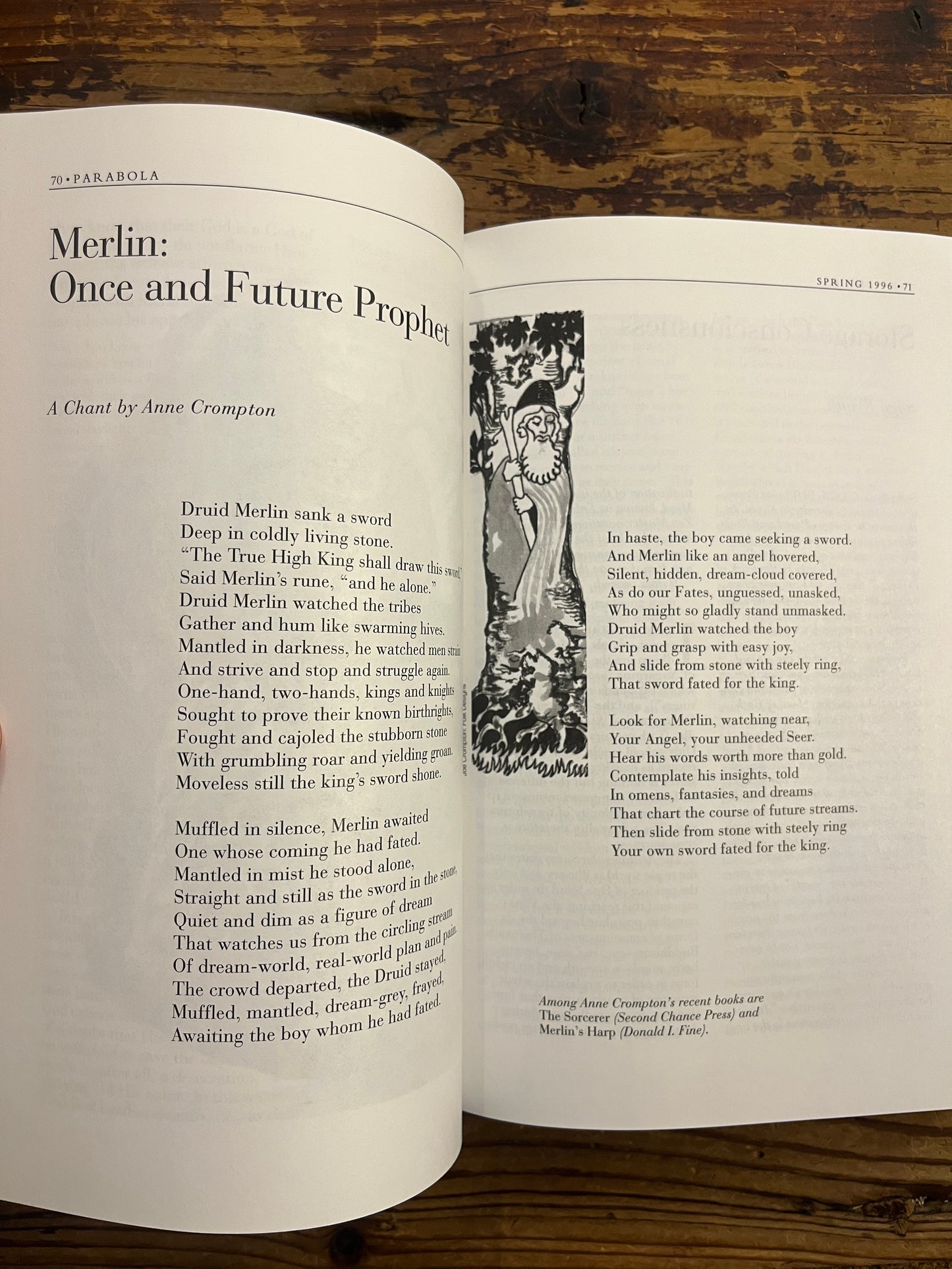 Parabola, prophets and prophecy, Volume XXI, No. 1