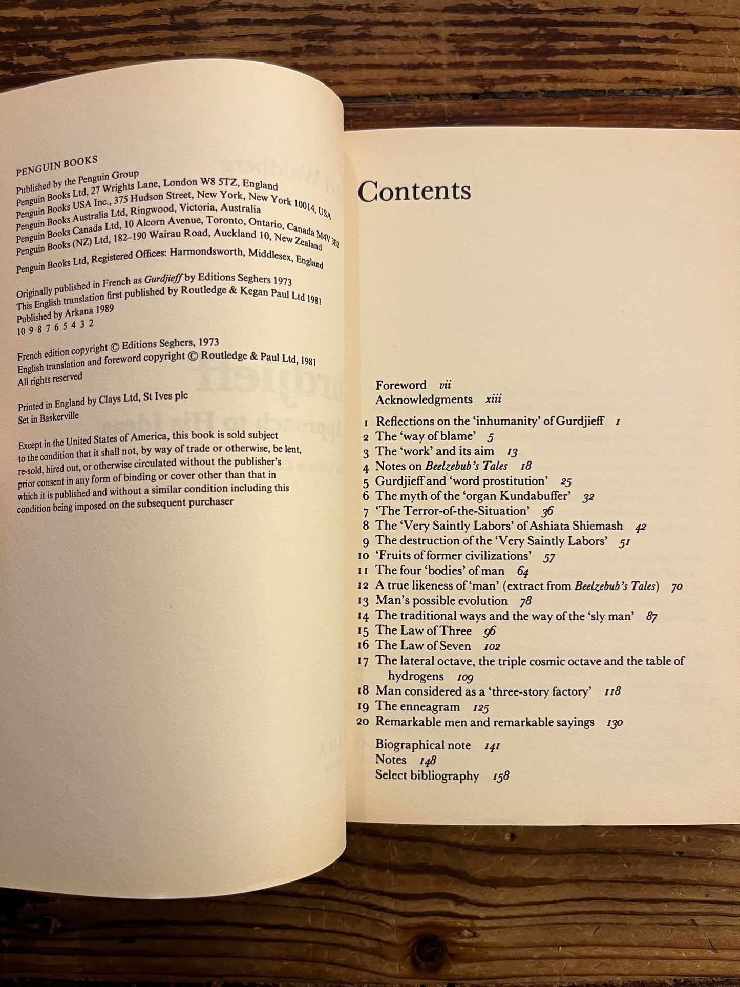 Gurdjieff, An Approach to his Ideas, Michel Waldberg