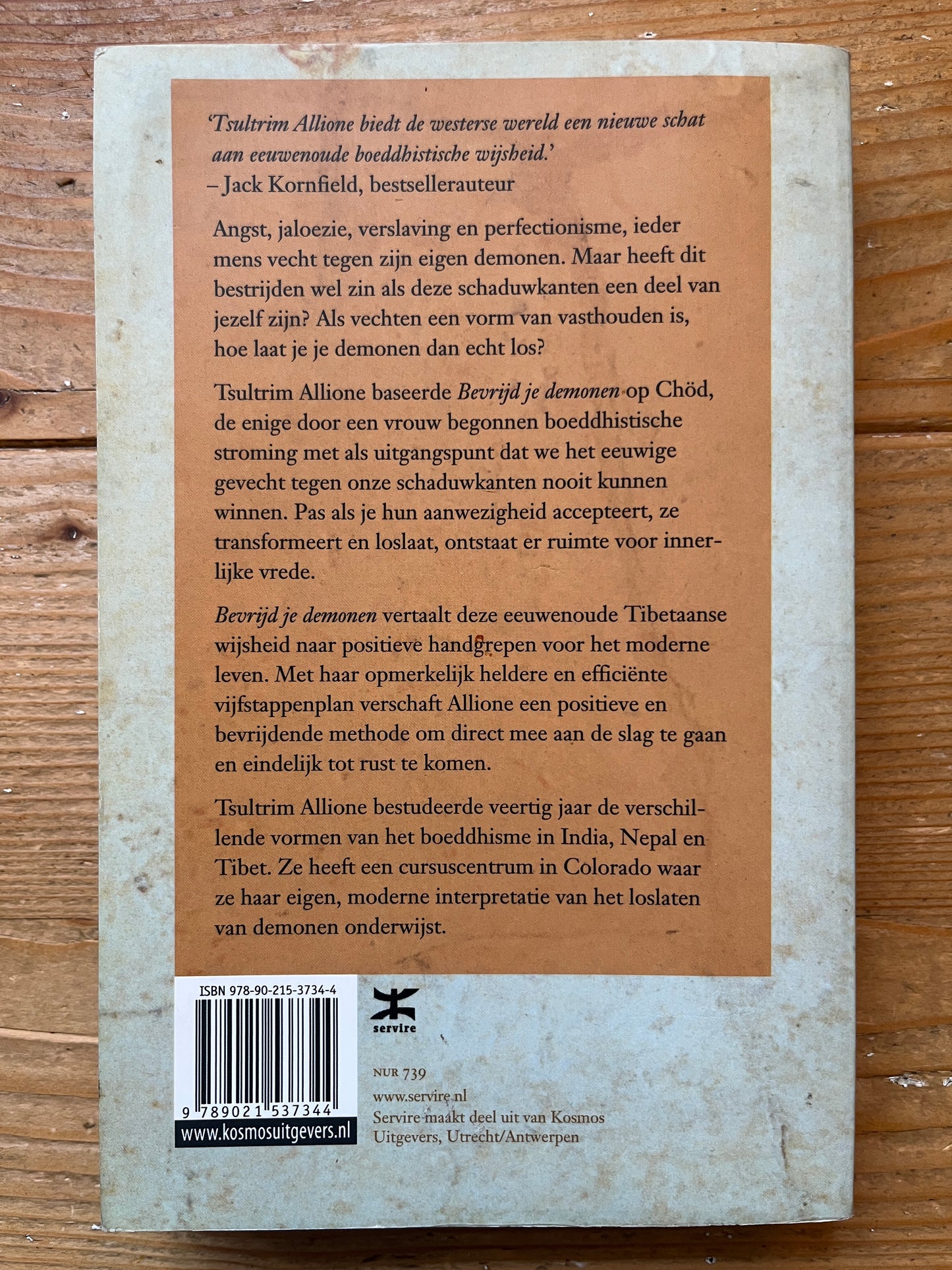 Bevrijd je demonen, Tsultrim Allione