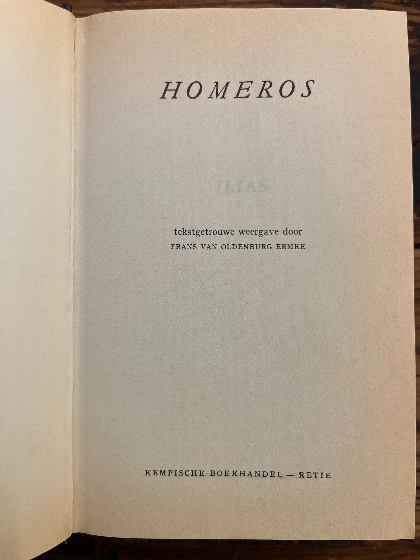 Ilias & Odyssea, Homeros