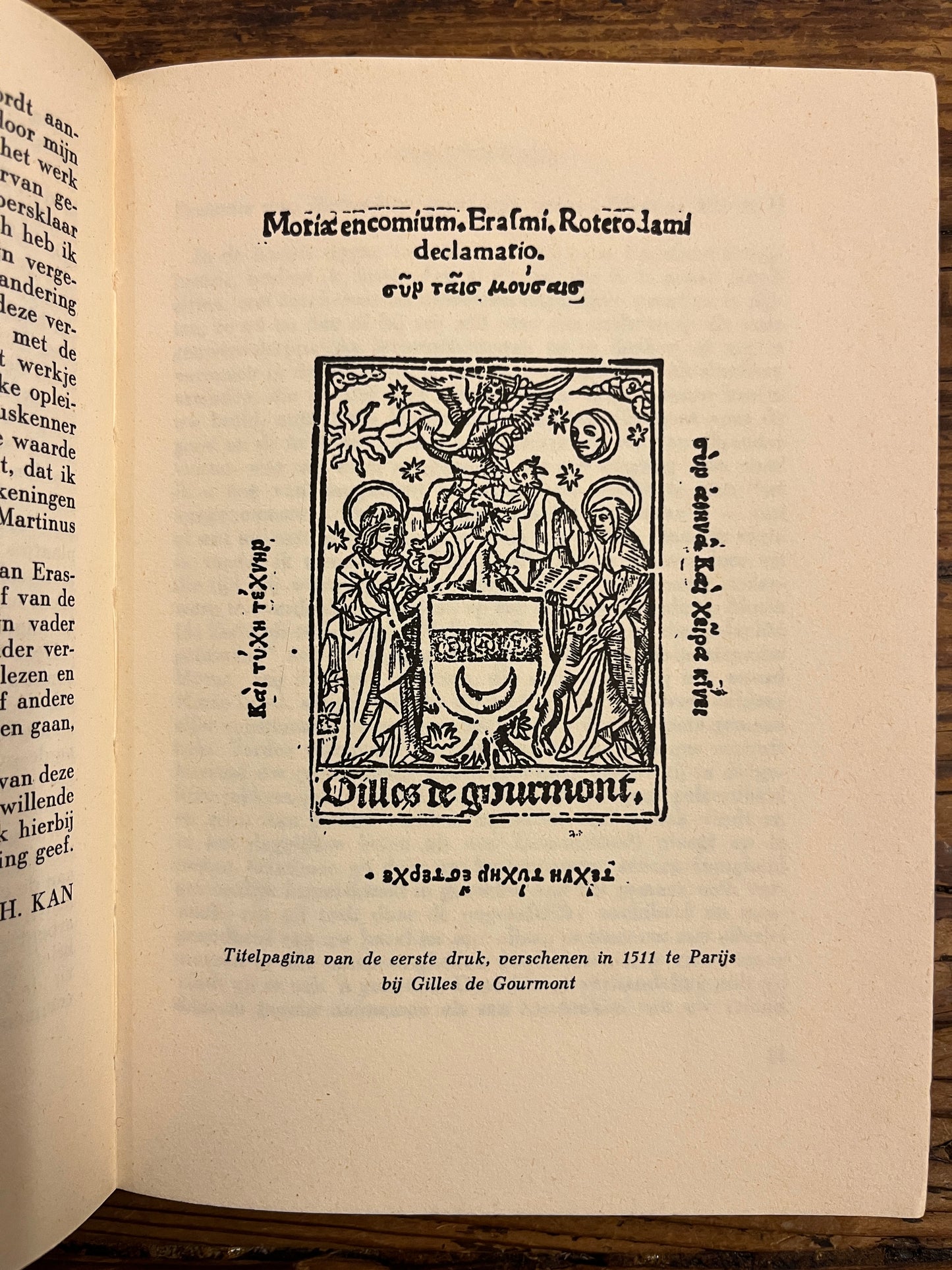 De lof der zotheid, Erasmus