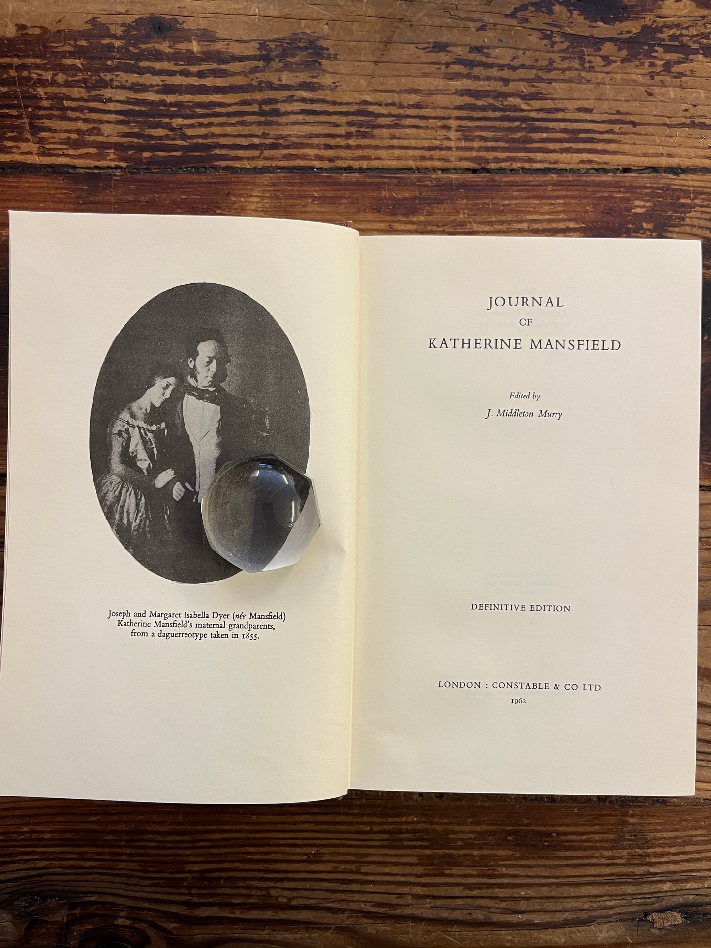 Journal of Katherine Mansfield Edited by J. Middleton Murry