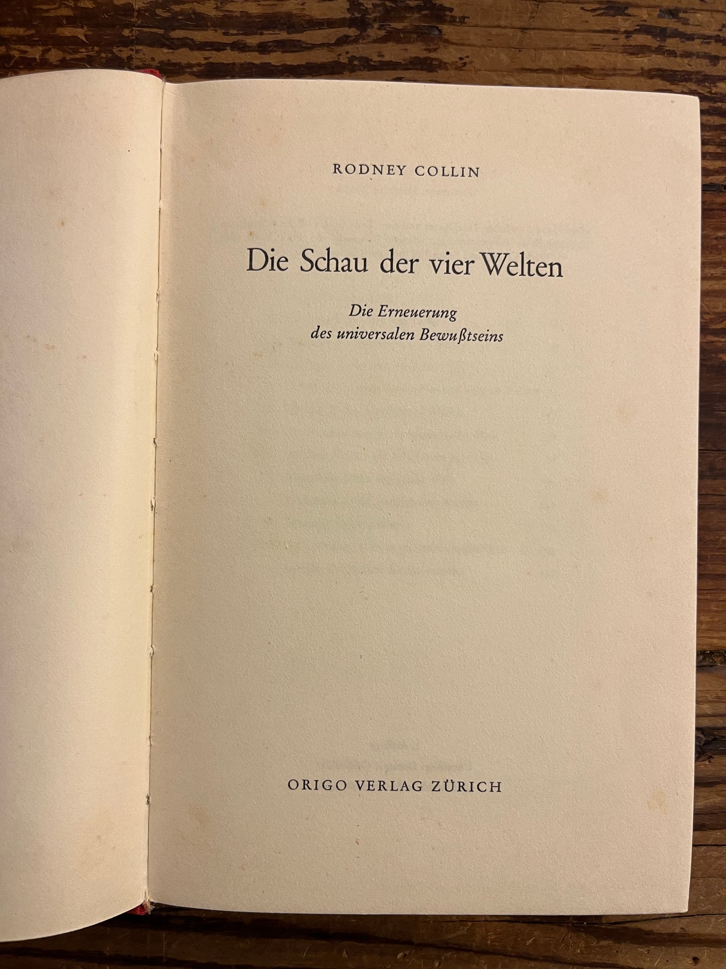 Die Schau der vier Welten, Rodney Collin