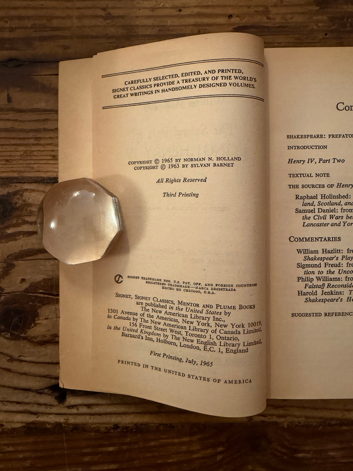 Henry IV Part One and Two by William Shakespeare