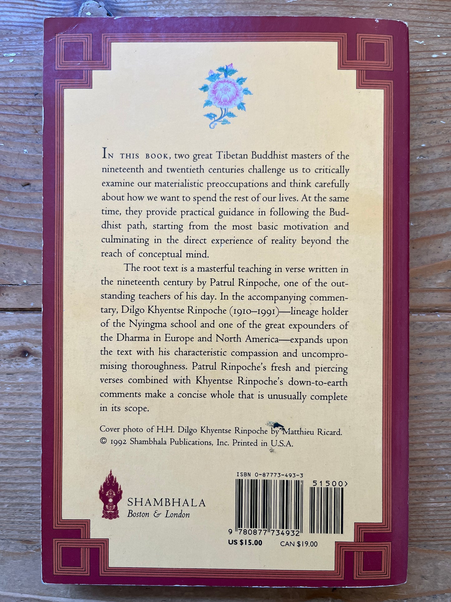 The heart treasures of enlightened ones, Dilgo Khyentse